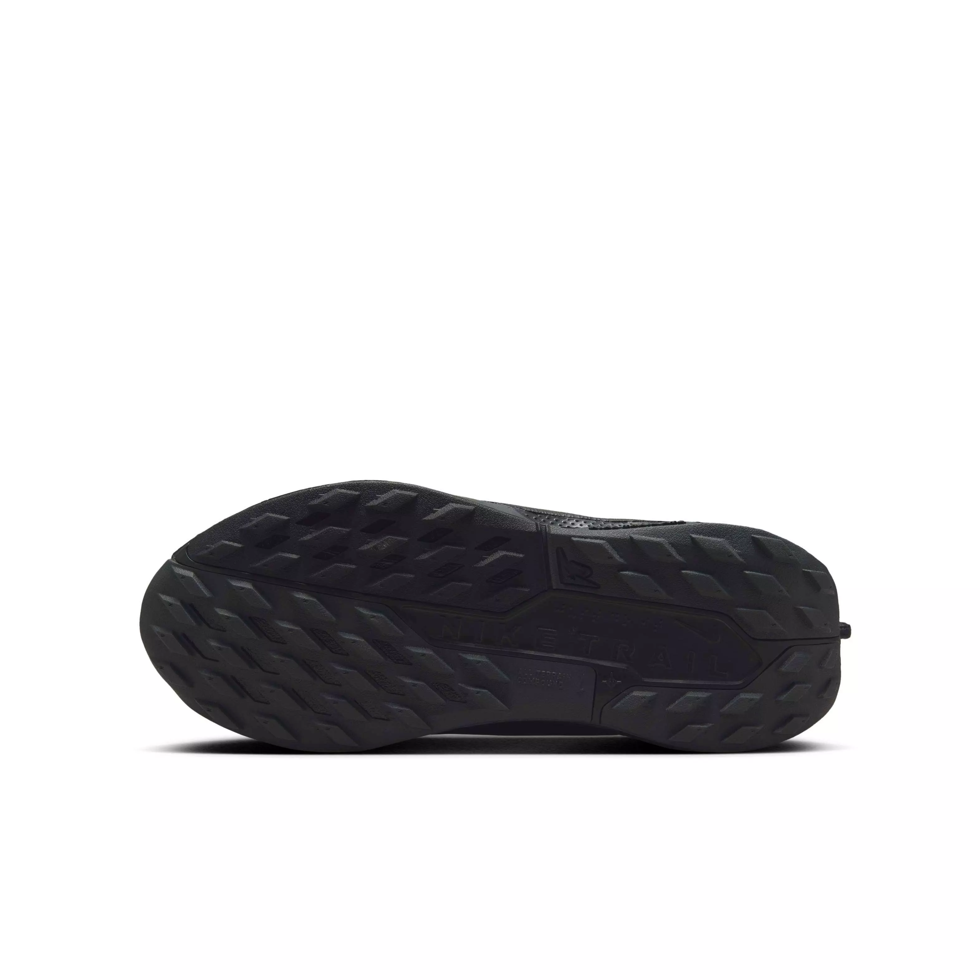 Nike Pegasus Trail 5 "Black/Wolf Grey/Anthracite" Grade School Boys' Trail Running Shoe - BLACK/GREY/ANTHRACITE