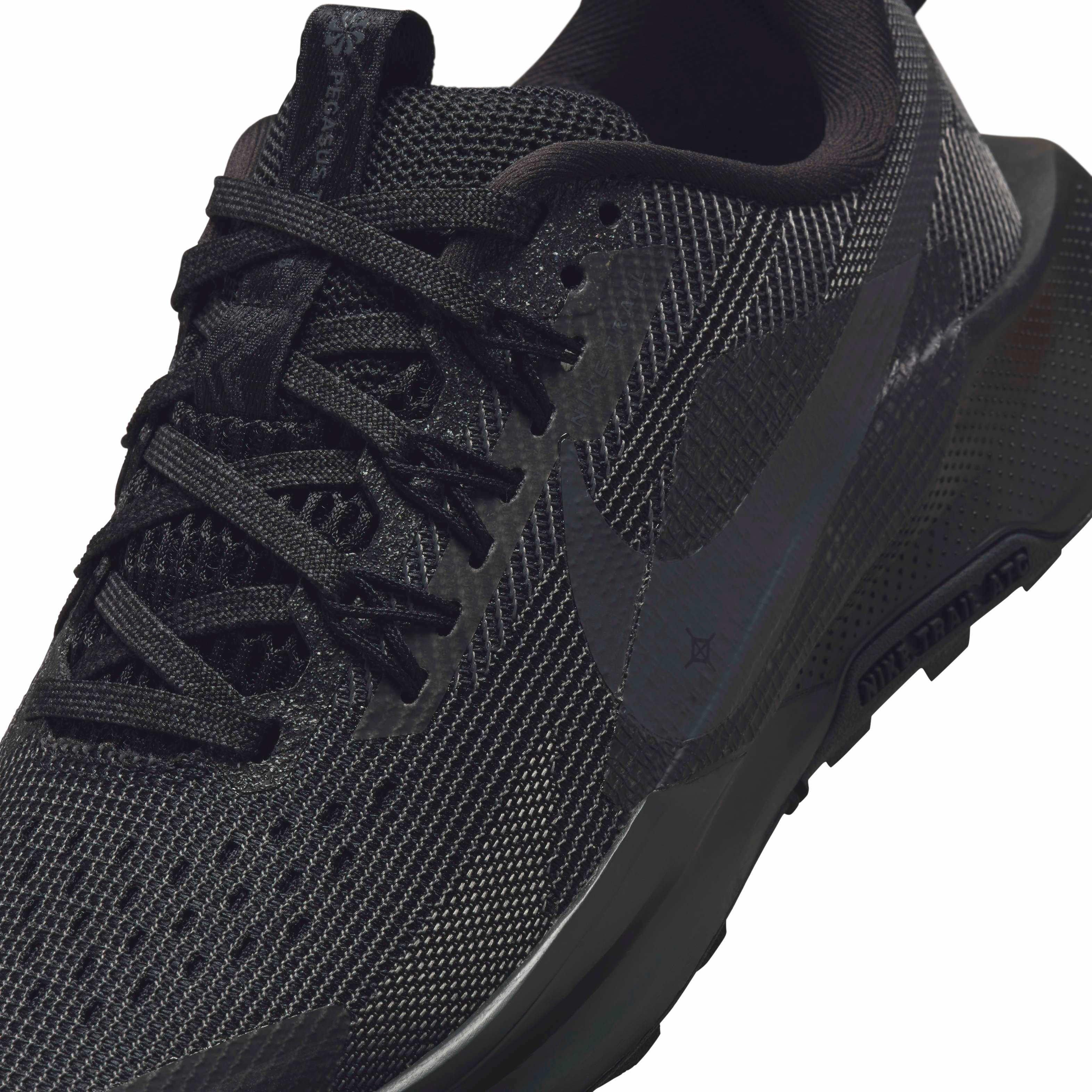 Nike Pegasus Trail 5 Grade School Boys' "Black/Wolf Grey/Anthracite" Trail Running Shoe