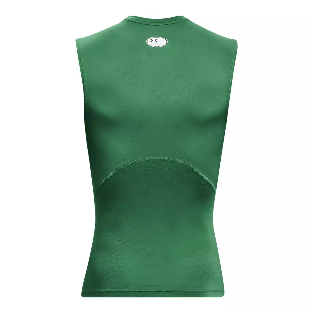Under Armour Men's HeatGear Sleeveless Compression Top - GREEN