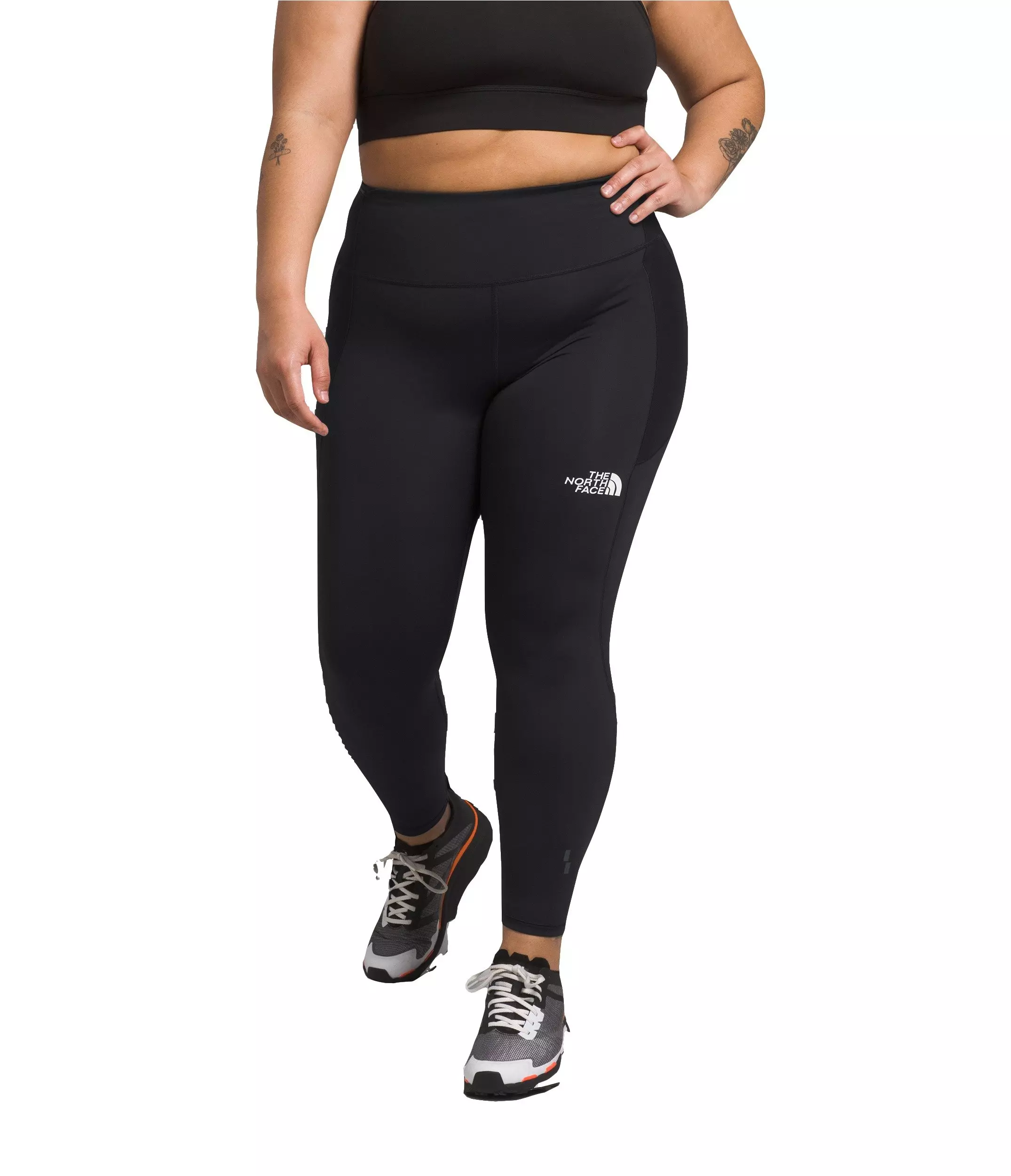 The North Face Women's Plus Size Movmynt 7/8 Leggings -Black - BLACK