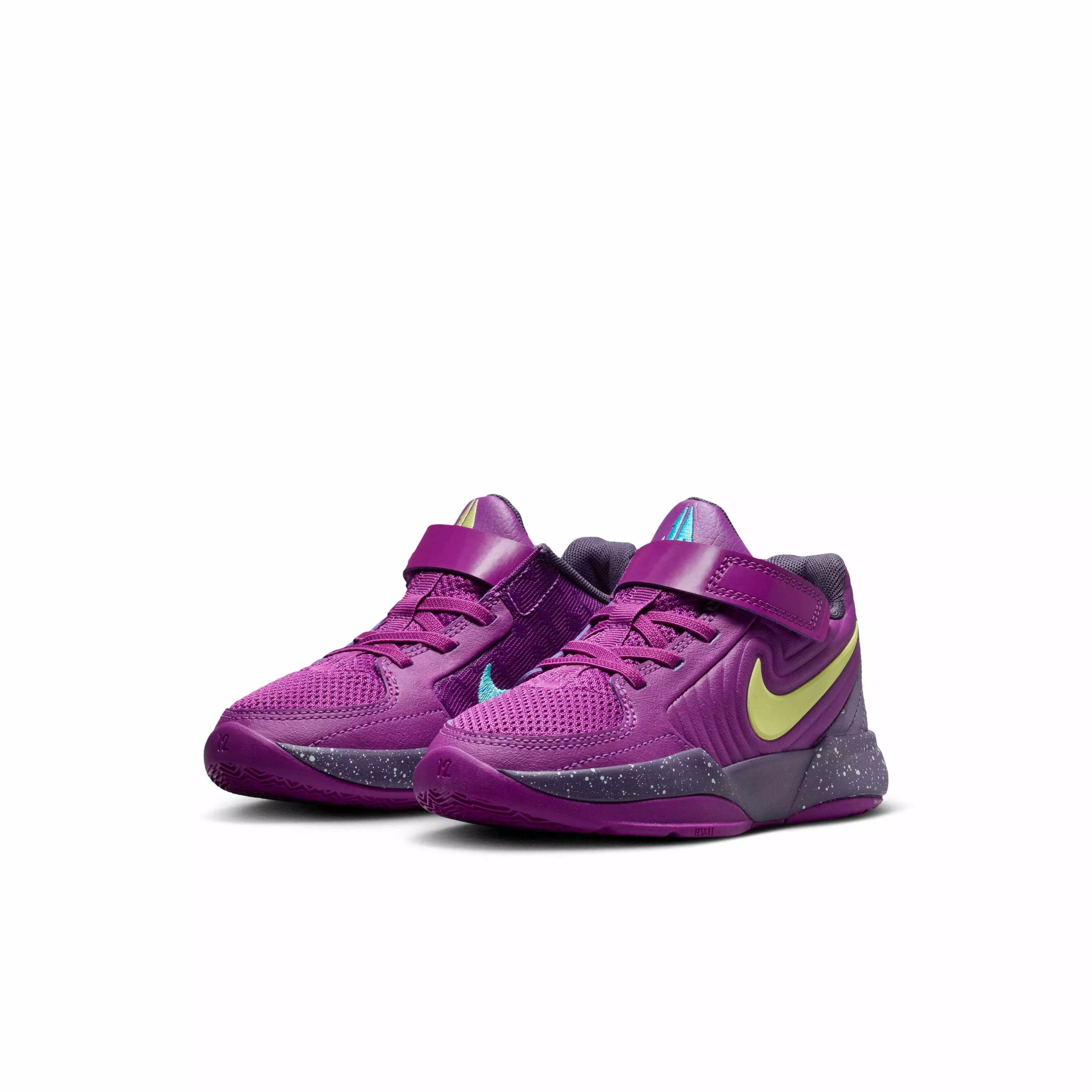 Nike Ja 2 "Bold Berry/Light Lemon Twist/Dark Raisin/Baltic Blue" Preschool Boys' Basketball Shoe - BERRY/LT LEMON/DK RAISIN/BLUE