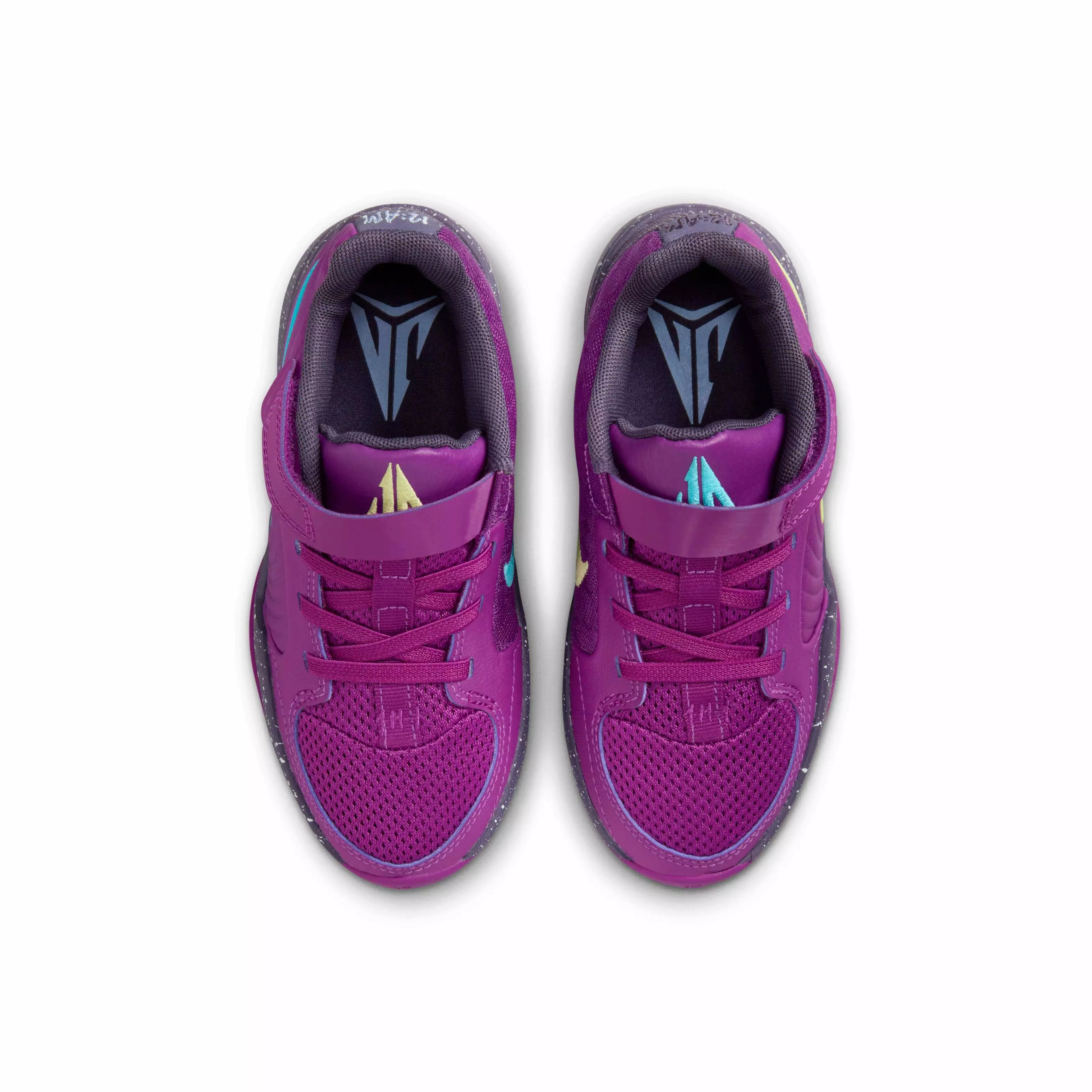 Nike Ja 2 "Bold Berry/Light Lemon Twist/Dark Raisin/Baltic Blue" Preschool Boys' Basketball Shoe - BERRY/LT LEMON/DK RAISIN/BLUE