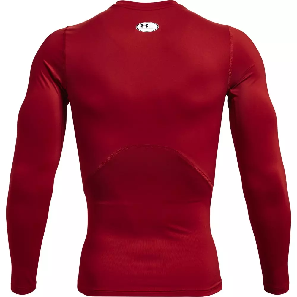 Under Armour Men's HeatGear Long Sleeve Compression Shirt - RED