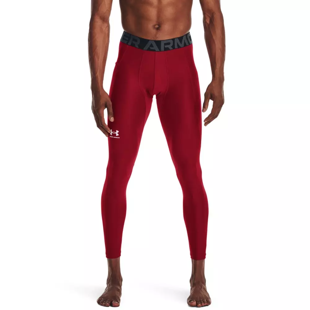 Under Armour Men's HeatGear Performance Leggings - RED