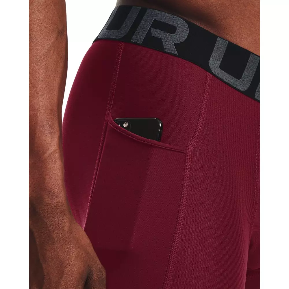 Under Armour Men's HeatGear Performance Leggings - MAROON