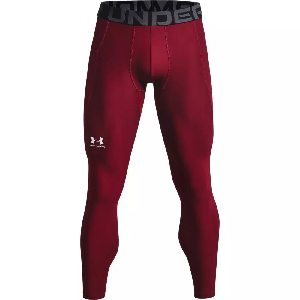 Under Armour Men's HeatGear Performance Leggings - MAROON