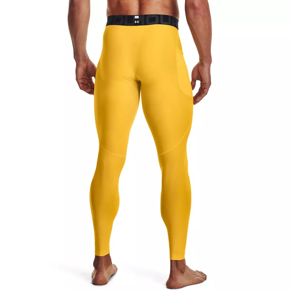 Under Armour Men's HeatGear Performance Leggings - YELLOW