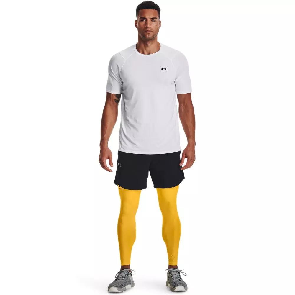 Under Armour Men's HeatGear Performance Leggings - YELLOW