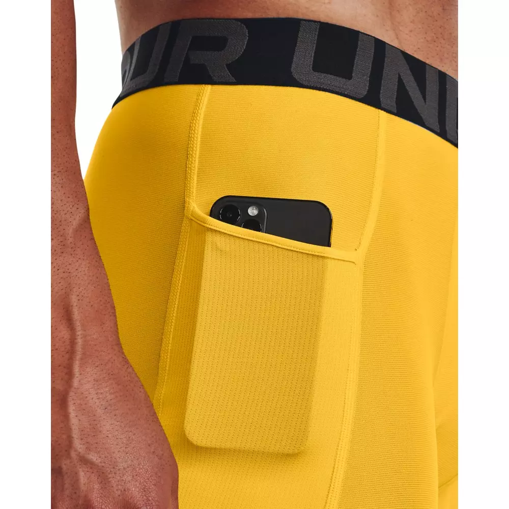 Under Armour Men's HeatGear Performance Leggings - YELLOW