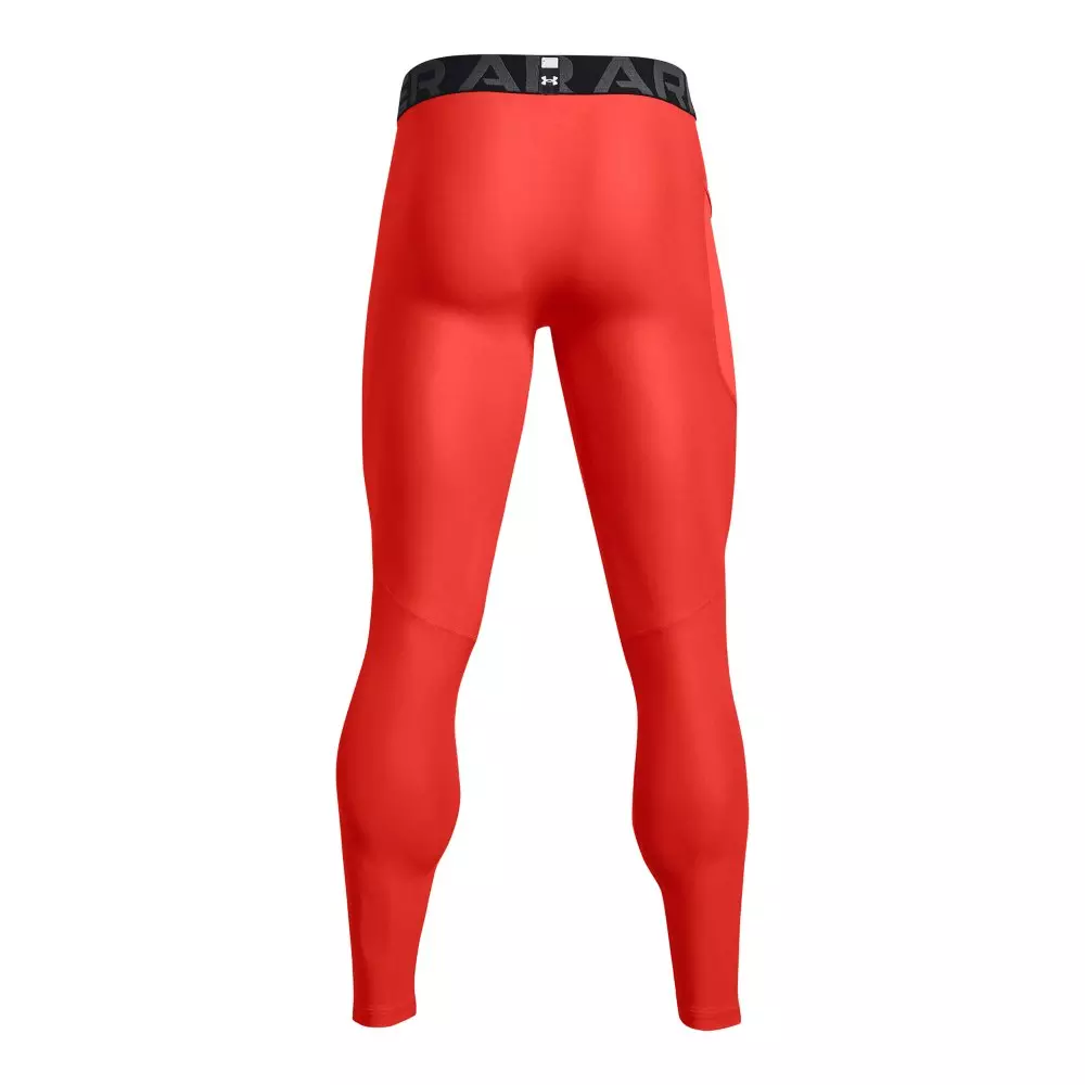 Under Armour Men's HeatGear Performance Leggings - ORANGE