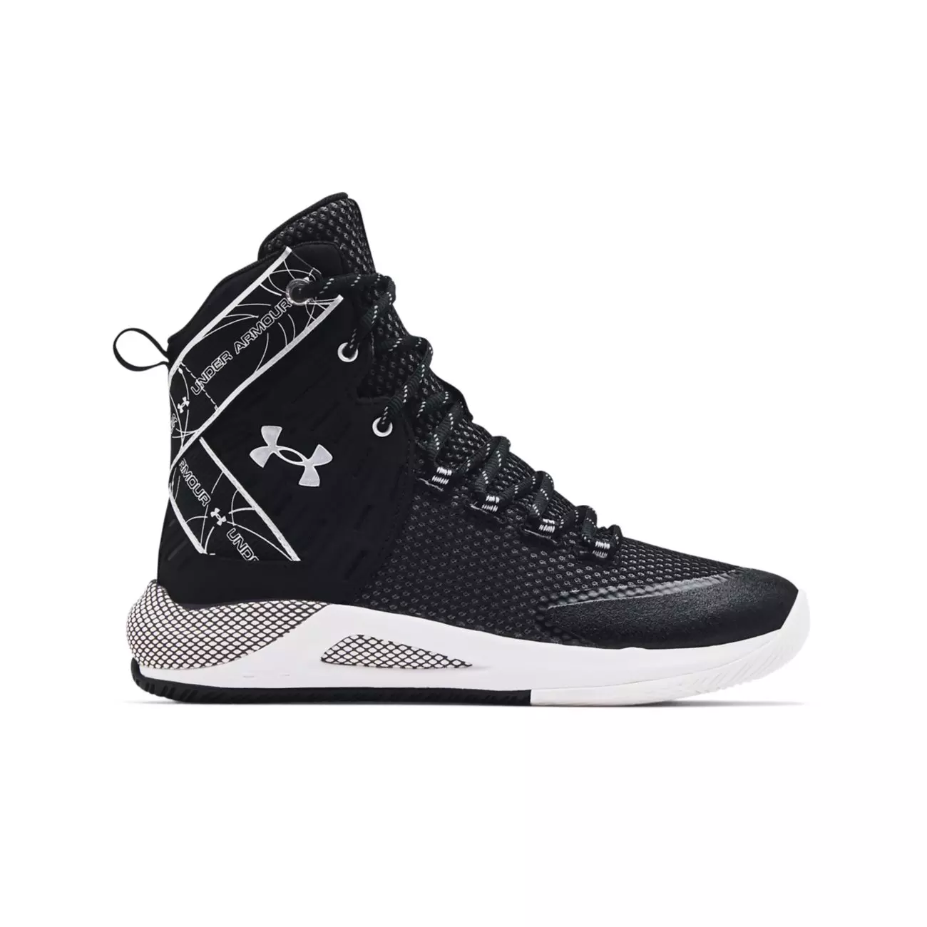 Under Armour HOVR Highlight Ace "Black/White" Women's Volleyball Shoe - BLACK/WHITE