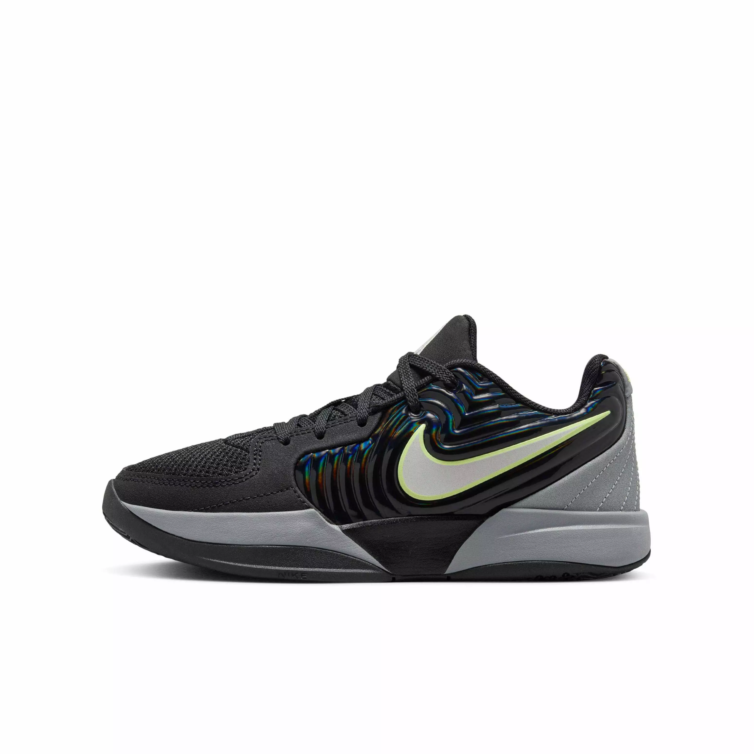 Nike Ja 2 "Black/Smoke Grey/Phantom" Grade School Boys' Basketball Shoe - BLACK/GREY/PHANTOM