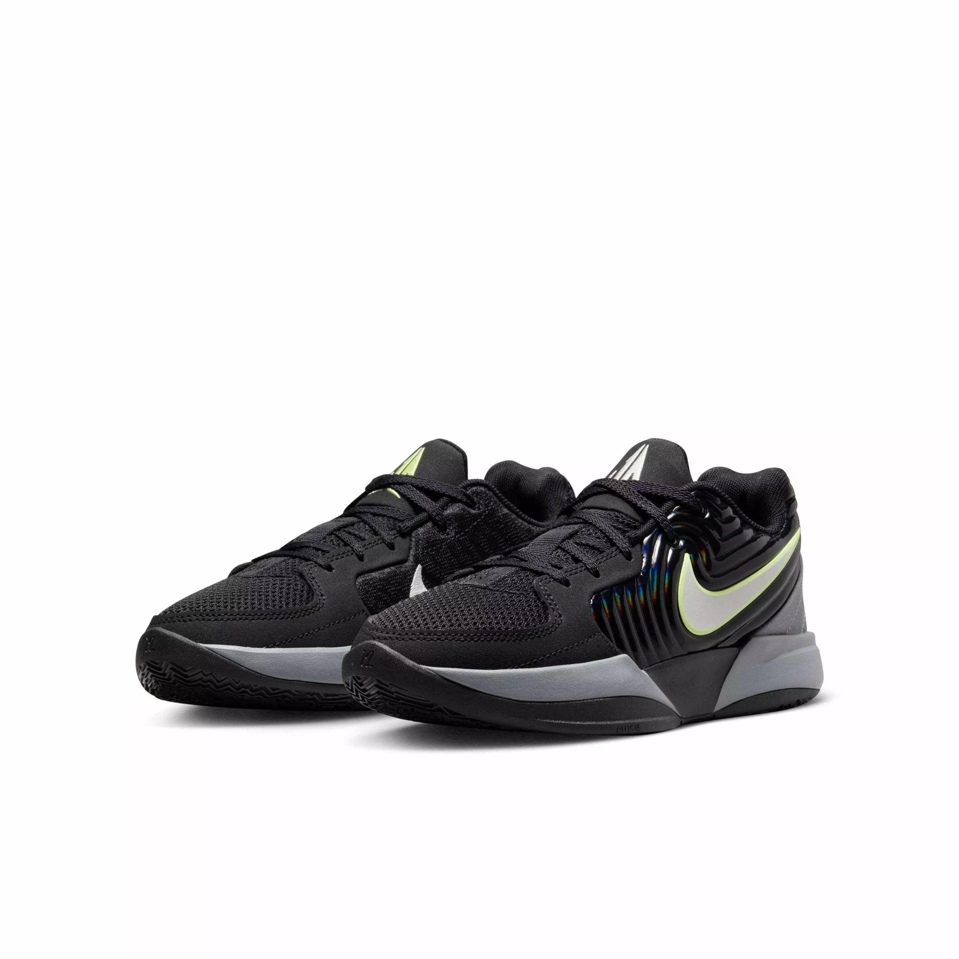 Nike Ja 2 "Black/Smoke Grey/Phantom" Grade School Boys' Basketball Shoe - BLACK/GREY/PHANTOM
