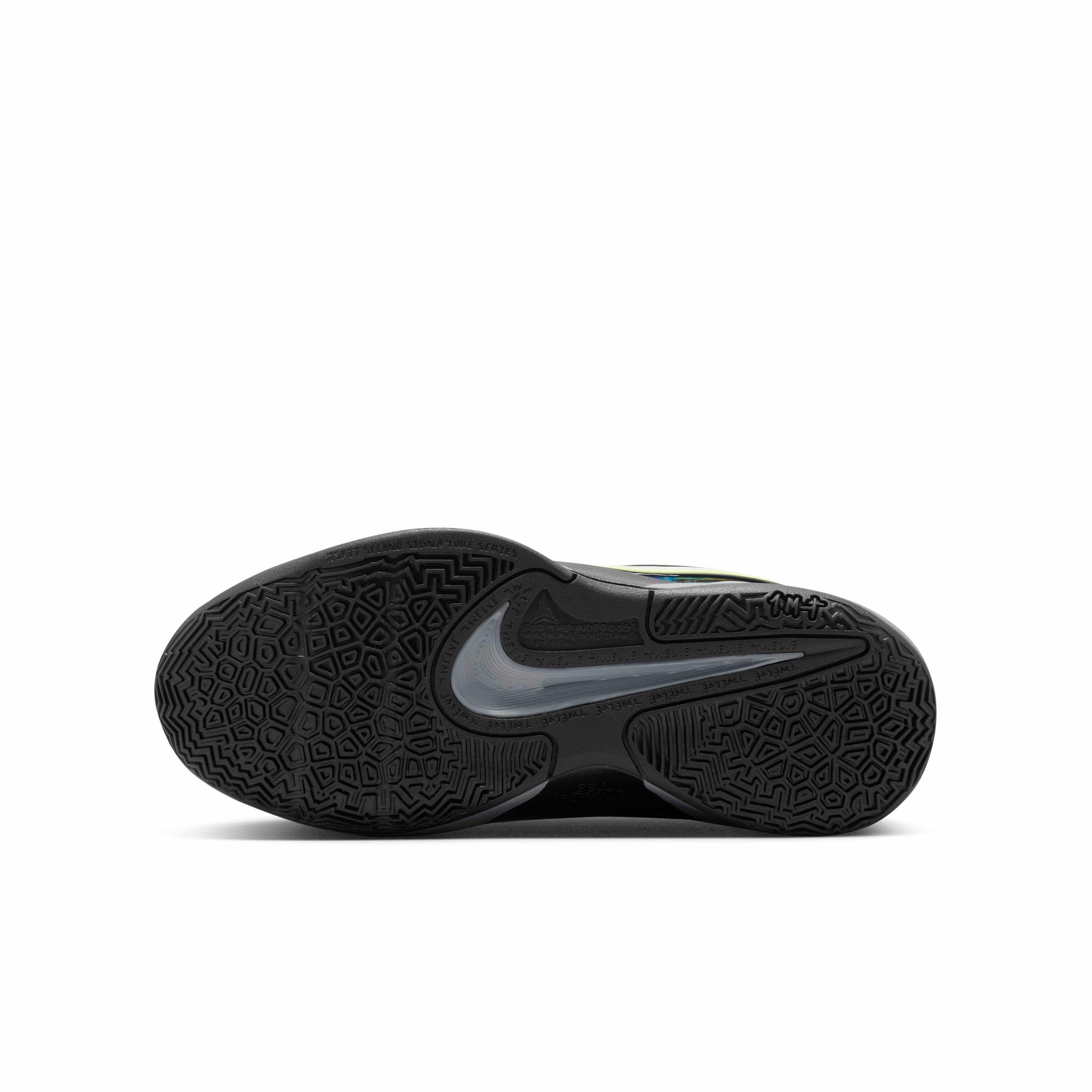 Nike Ja 2 "Black/Smoke Grey/Phantom" Grade School Boys' Basketball Shoe