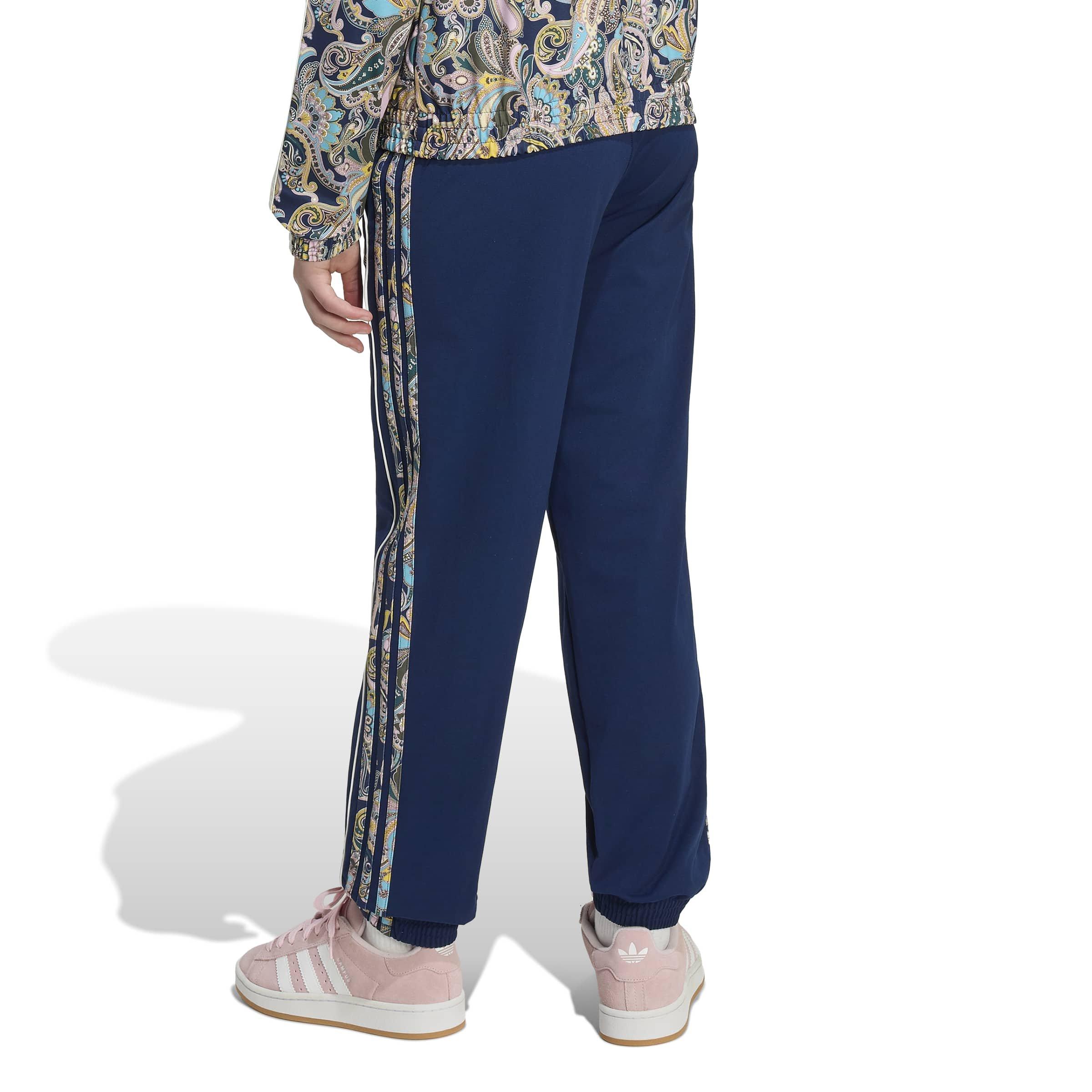 adidas Originals Loose Paisley Big Girls' Navy Track Pants