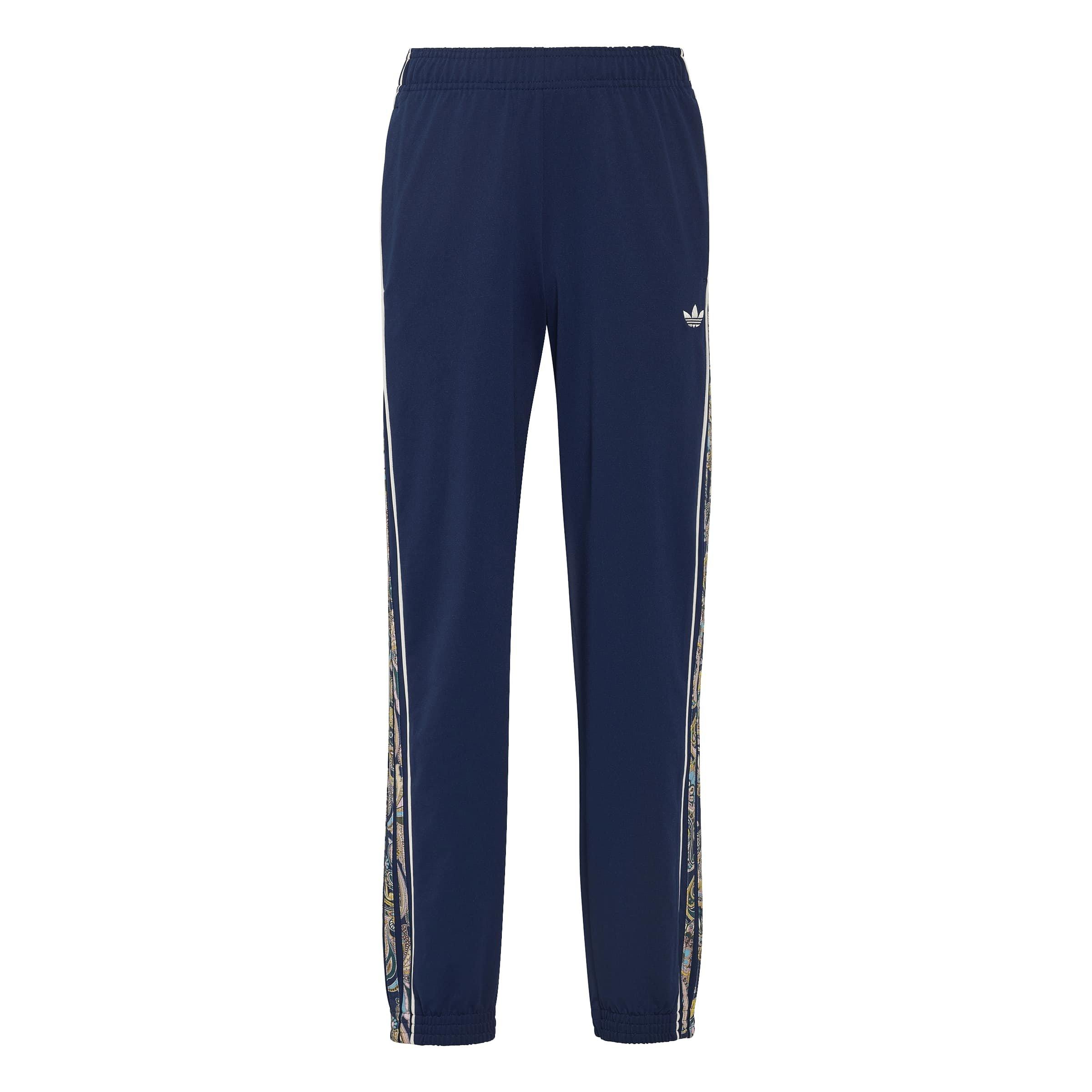 adidas Originals Big Girls' Loose Paisley Track Pants - Navy - NAVY Thumbnail View 6