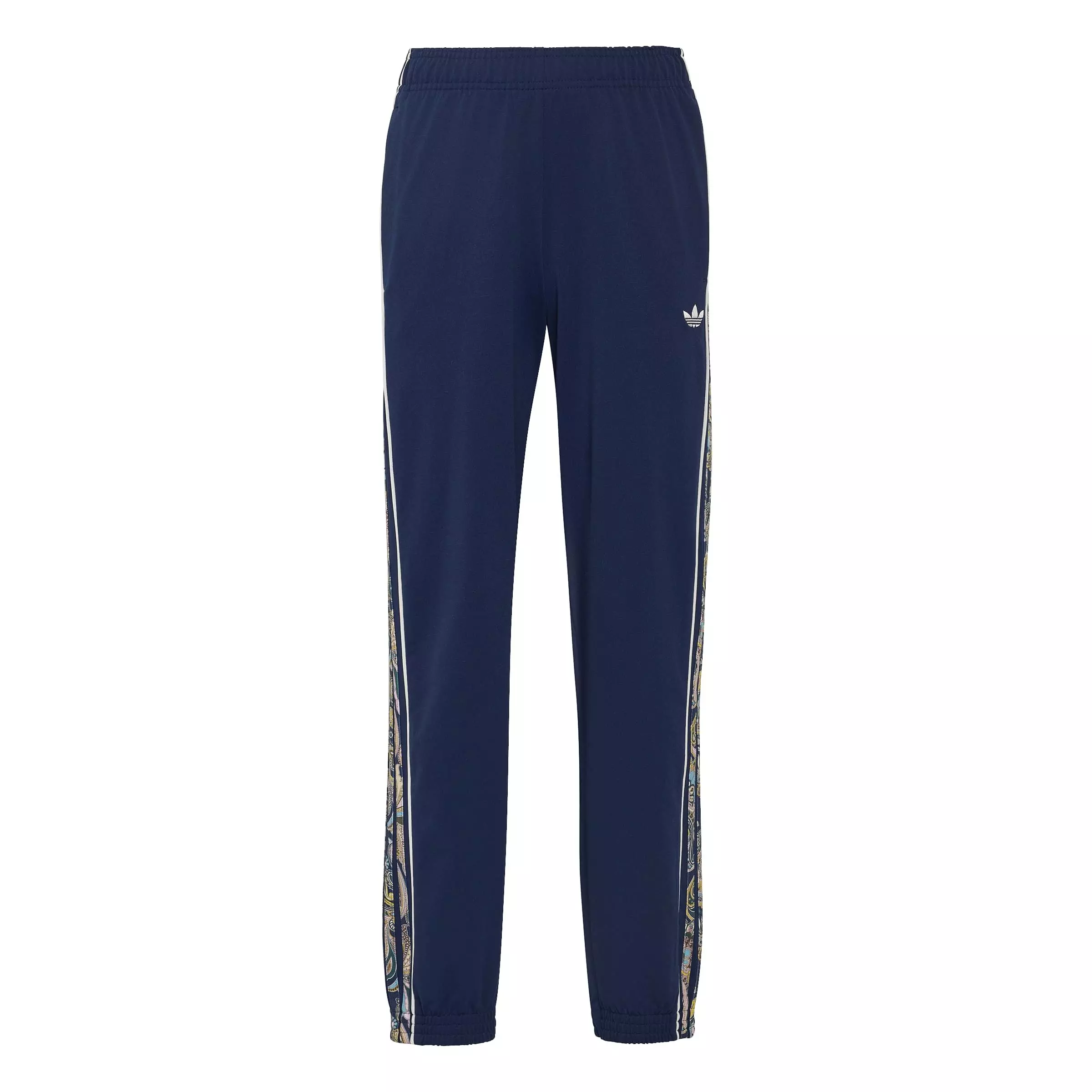 adidas Originals Big Girls' Loose Paisley Track Pants - Navy - NAVY