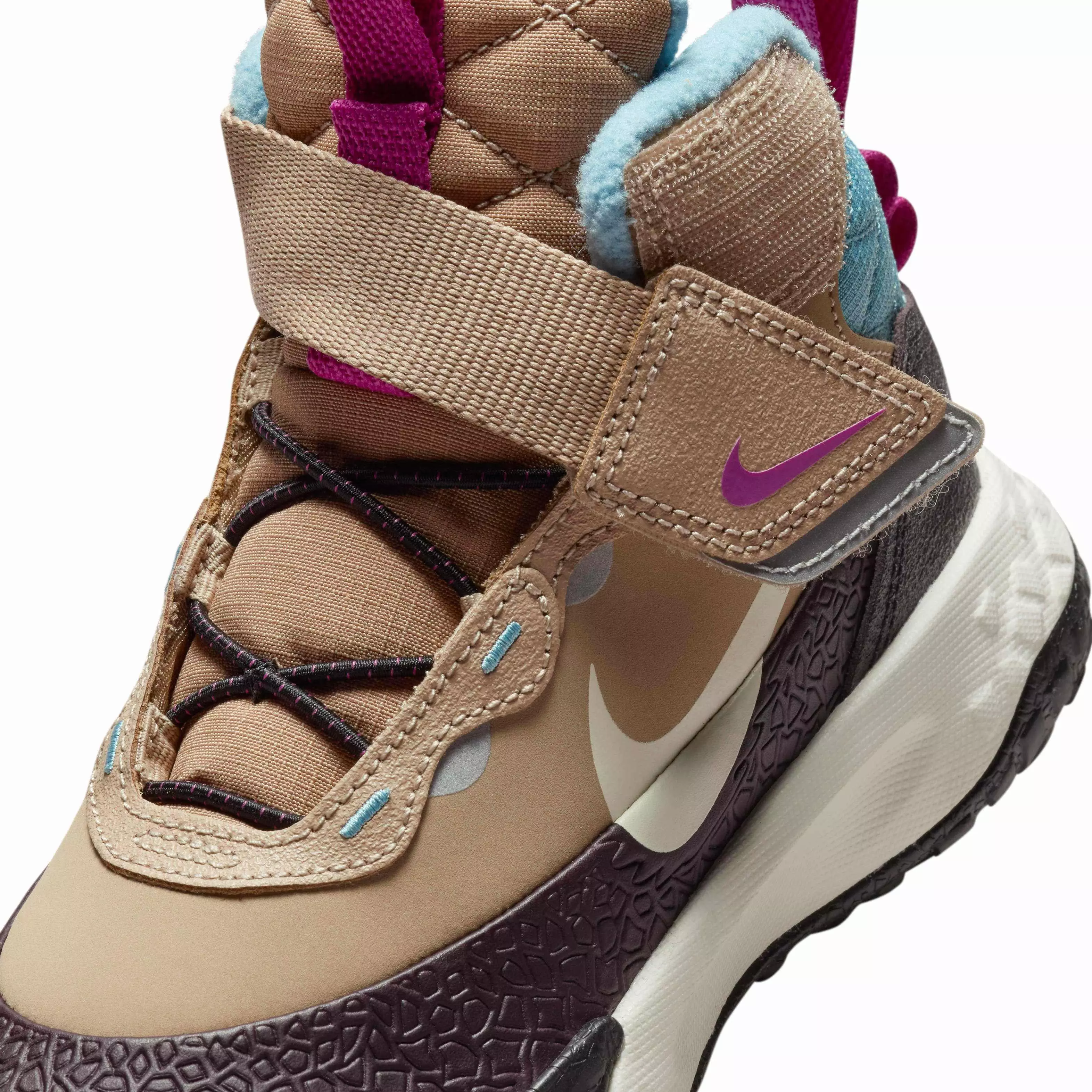 Nike Terrascout "Hemp/Burgundy Ash/Denim Turquoise/Pale Ivory" Preschool Boys' Boot - HEMP/BURGUNDY/TURQUOISE/IVORY