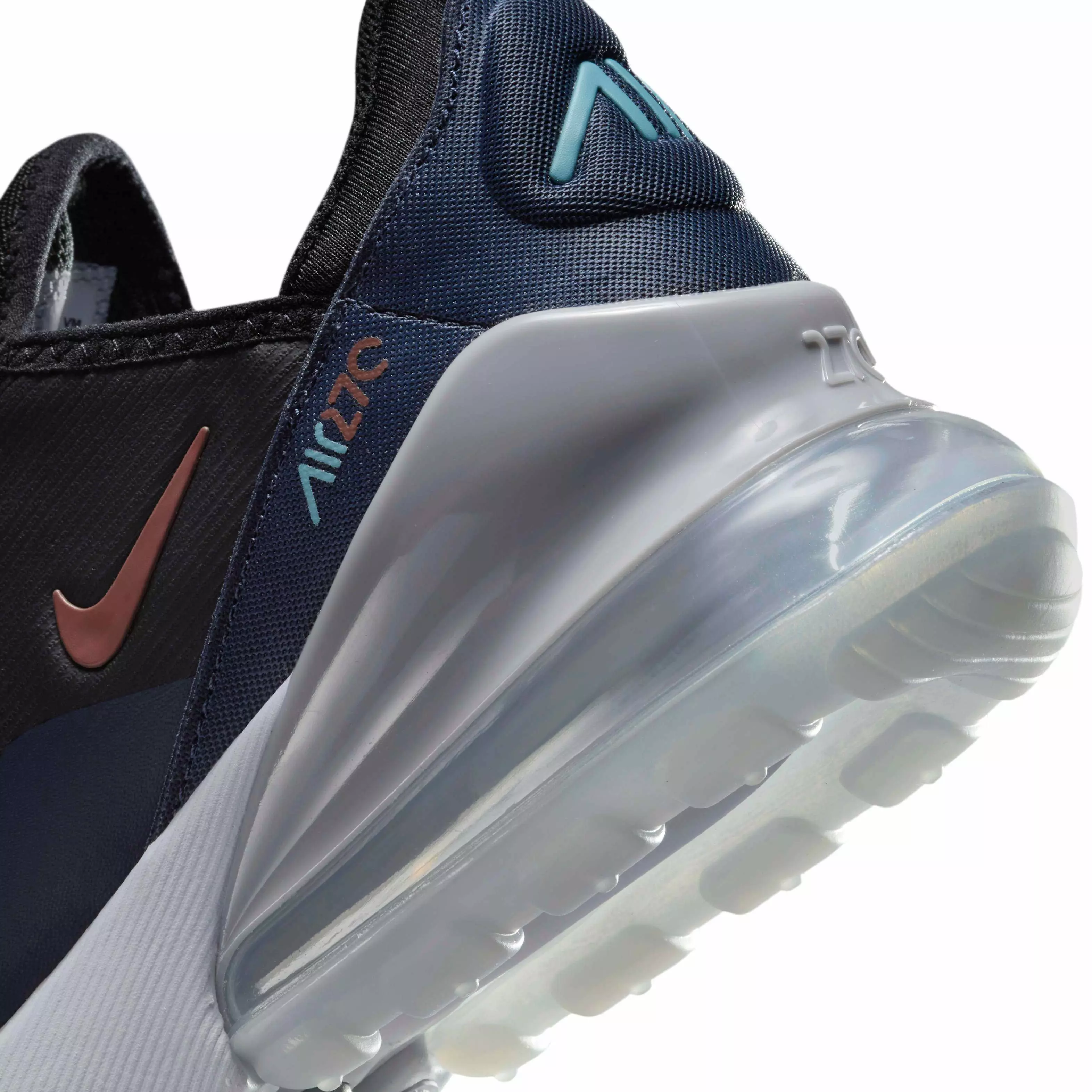 Nike Air Max 270 "Black/Thunder Blue/Wolf Grey/Dark Pony" Grade School Boys' Shoe - BLACK/BLUE/GREY/DK PONY