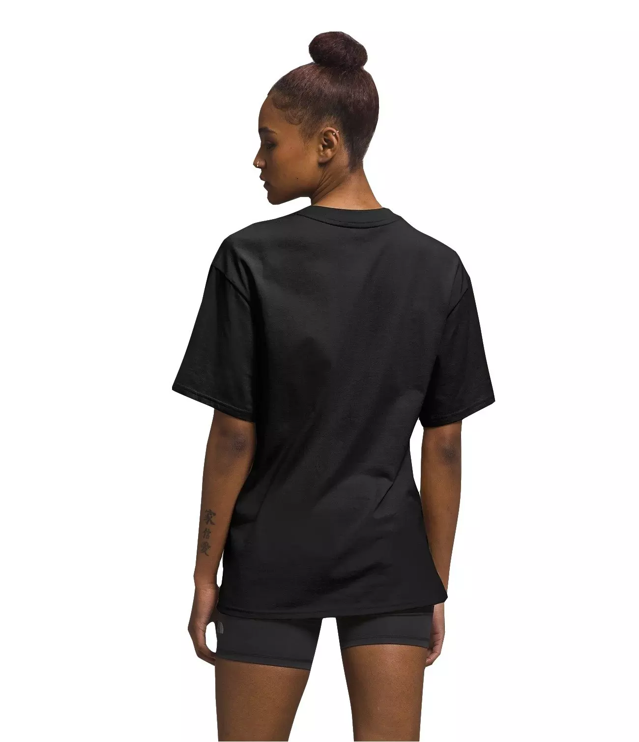 The North Face Women's Short Sleeve Evolution Oversized Tee - BLACK