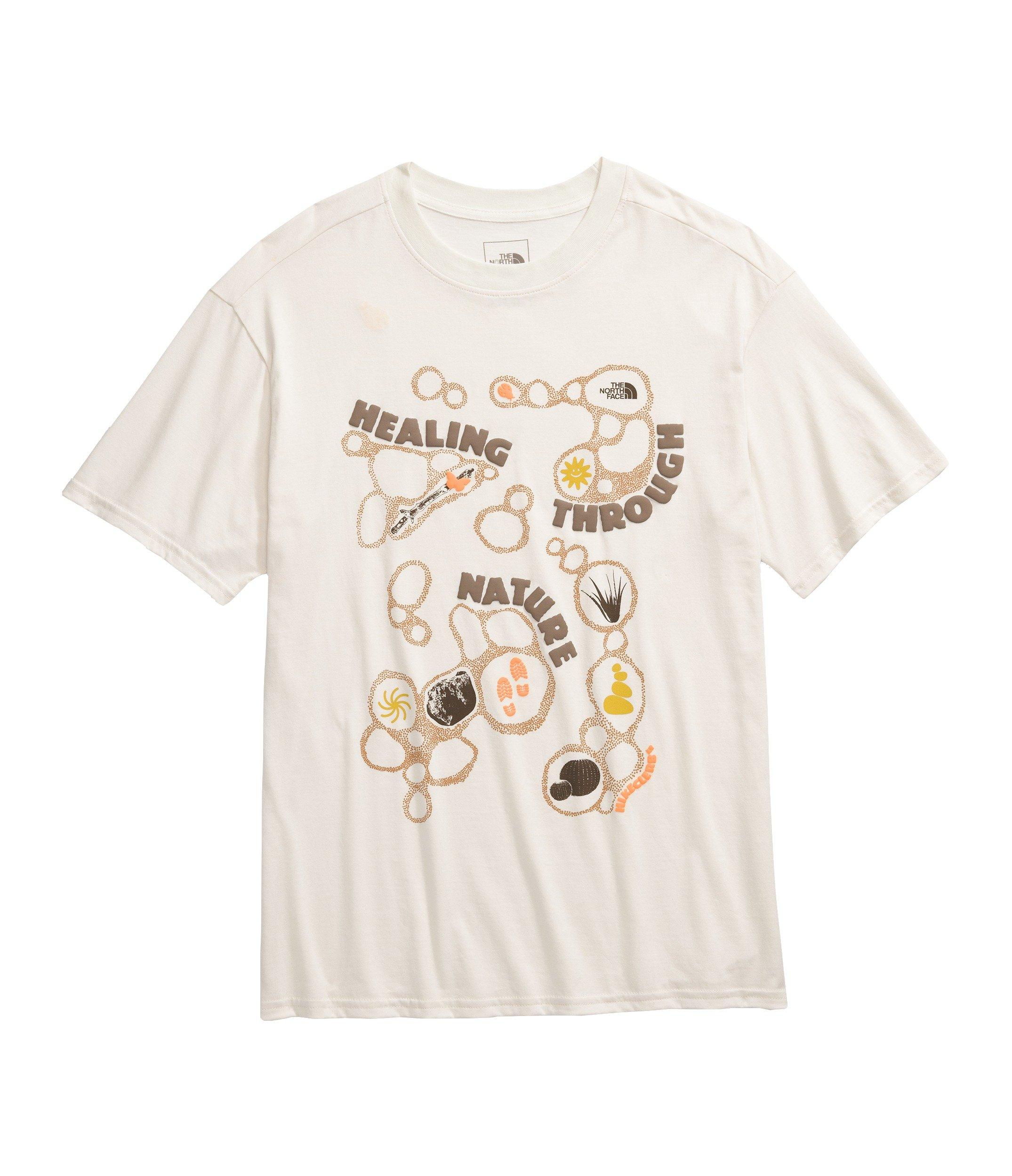 The North Face Women's Short Sleeve Evolution Oversized Tee - WHITE Thumbnail View 5