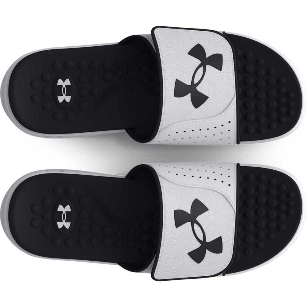 Under Armour Mens Slides Perforated Comfort Sport White Black Fit Size 9 Under Armour Men main image 3