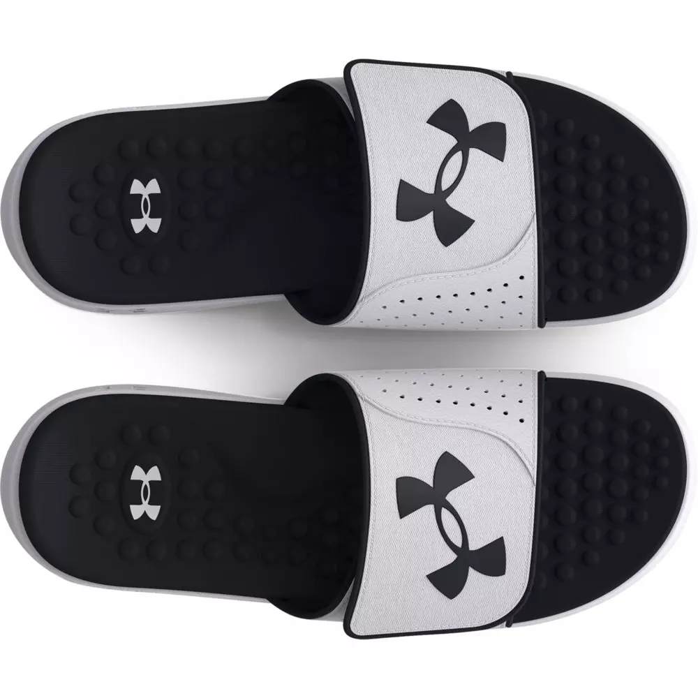 Under Armour Ignite Pro "White/Black" Men's Slide - WHITE/BLACK