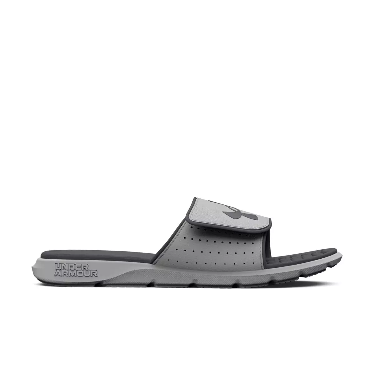 Under Armour Ignite Pro "Mod Grey/Pitch Grey" Men's Slide - GREY/GREY
