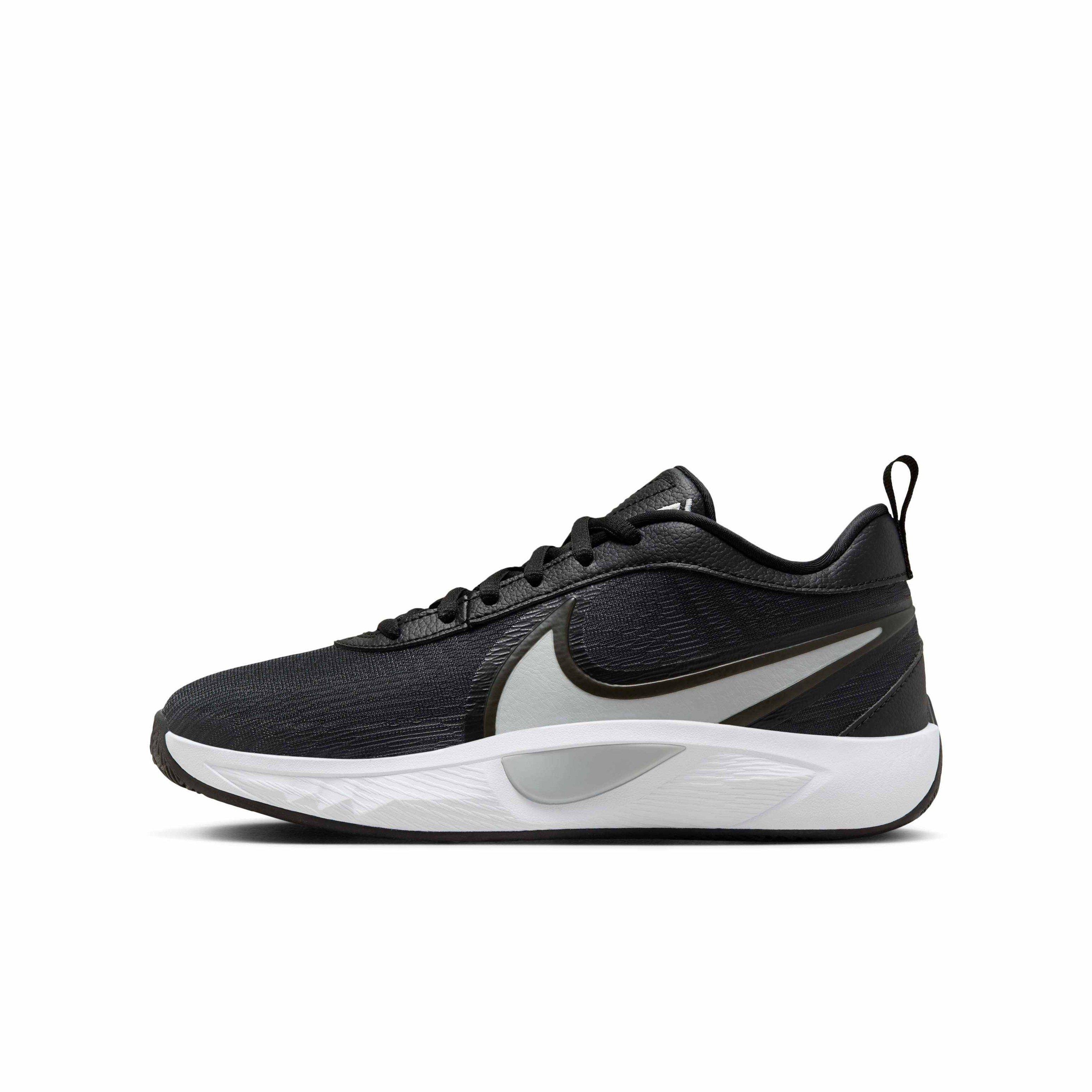 Nike Giannis Freak 6 Grade School Boys' "Black/White/Gunsmoke/Flat Silver" Basketball Shoe