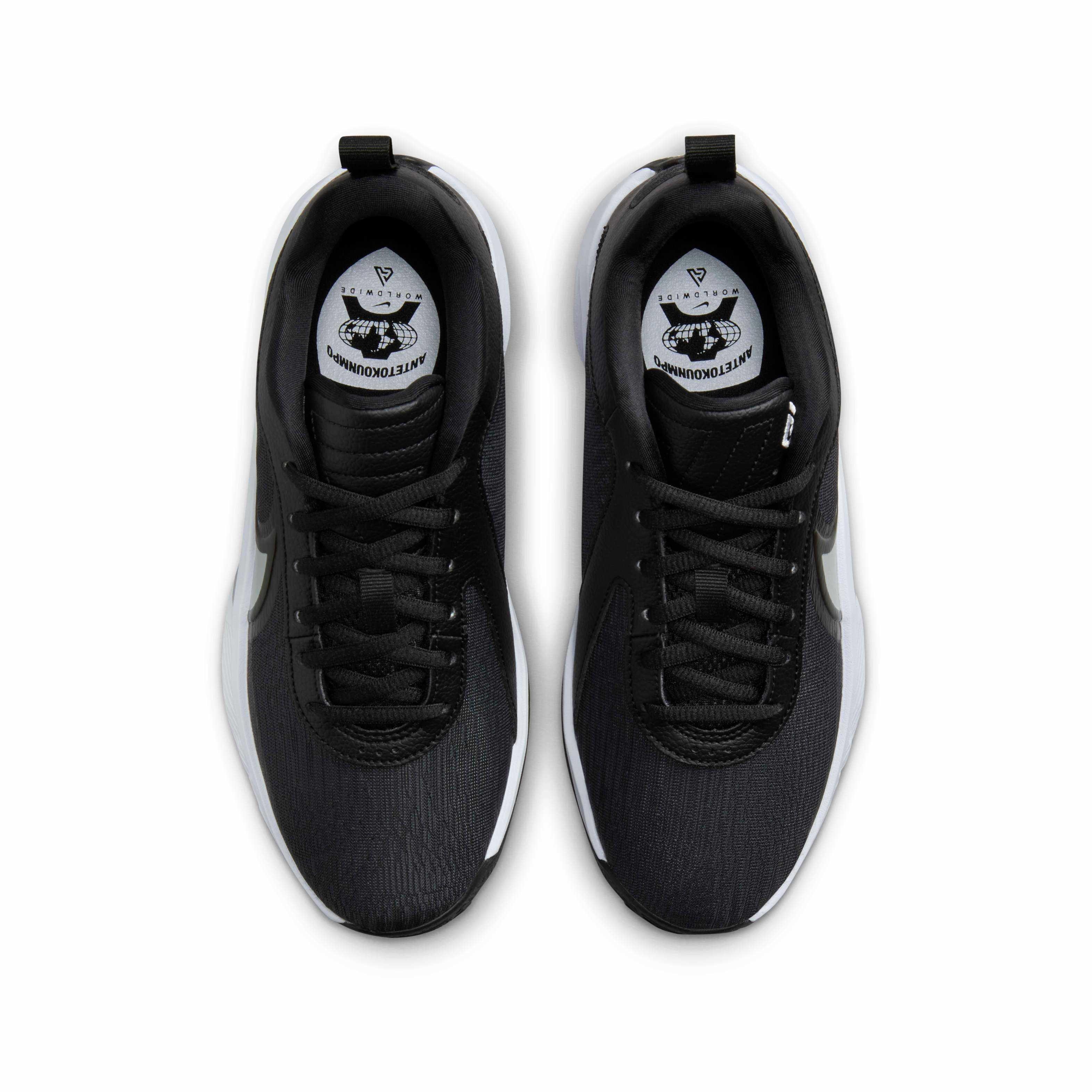 Nike Giannis Freak 6 Grade School Boys' "Black/White/Gunsmoke/Flat Silver" Basketball Shoe