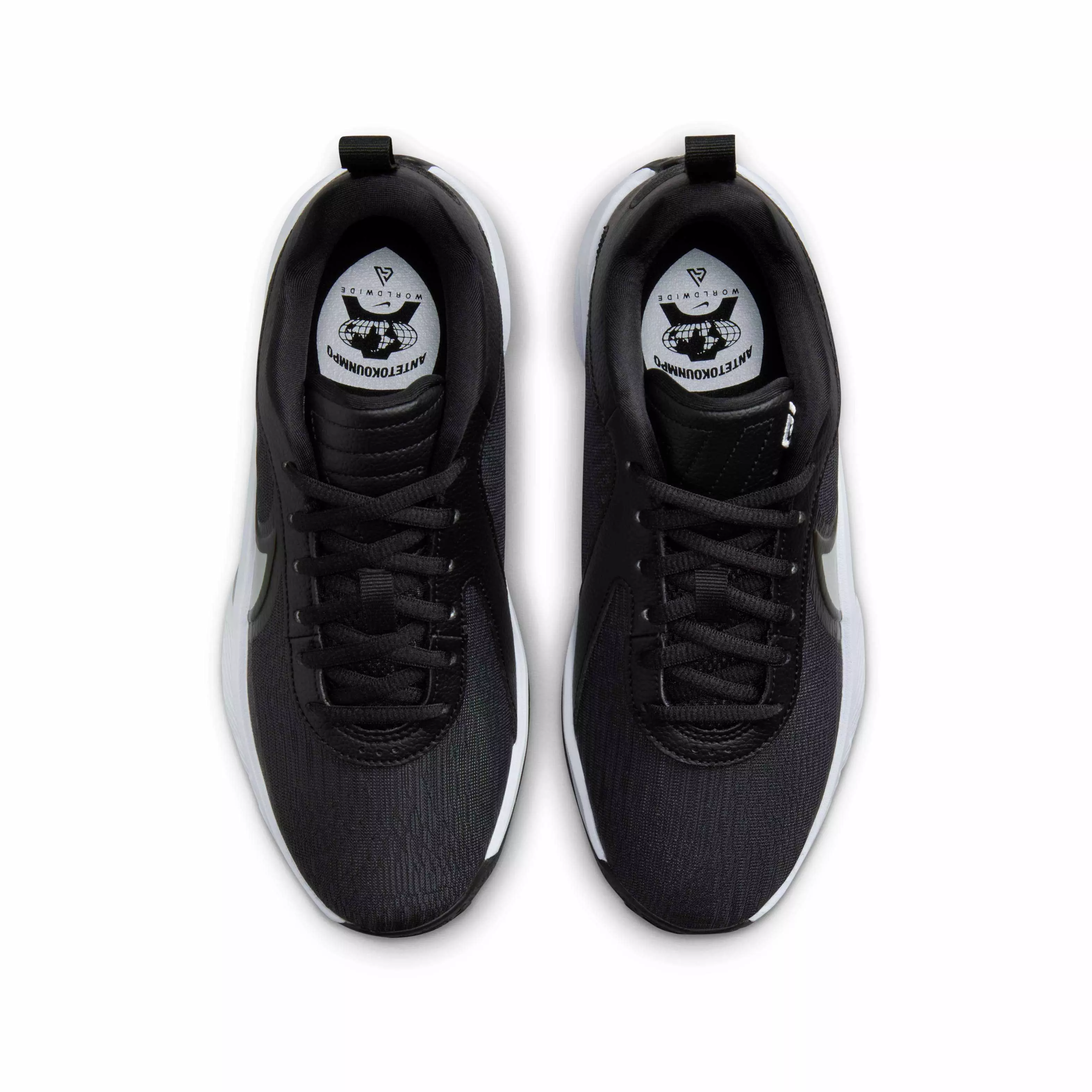 Nike Giannis Freak 6 "Black/White/Gunsmoke/Flat Silver" Grade School Boys' Basketball Shoe - BLACK/WHITE/GUNSMOKE/SILVER