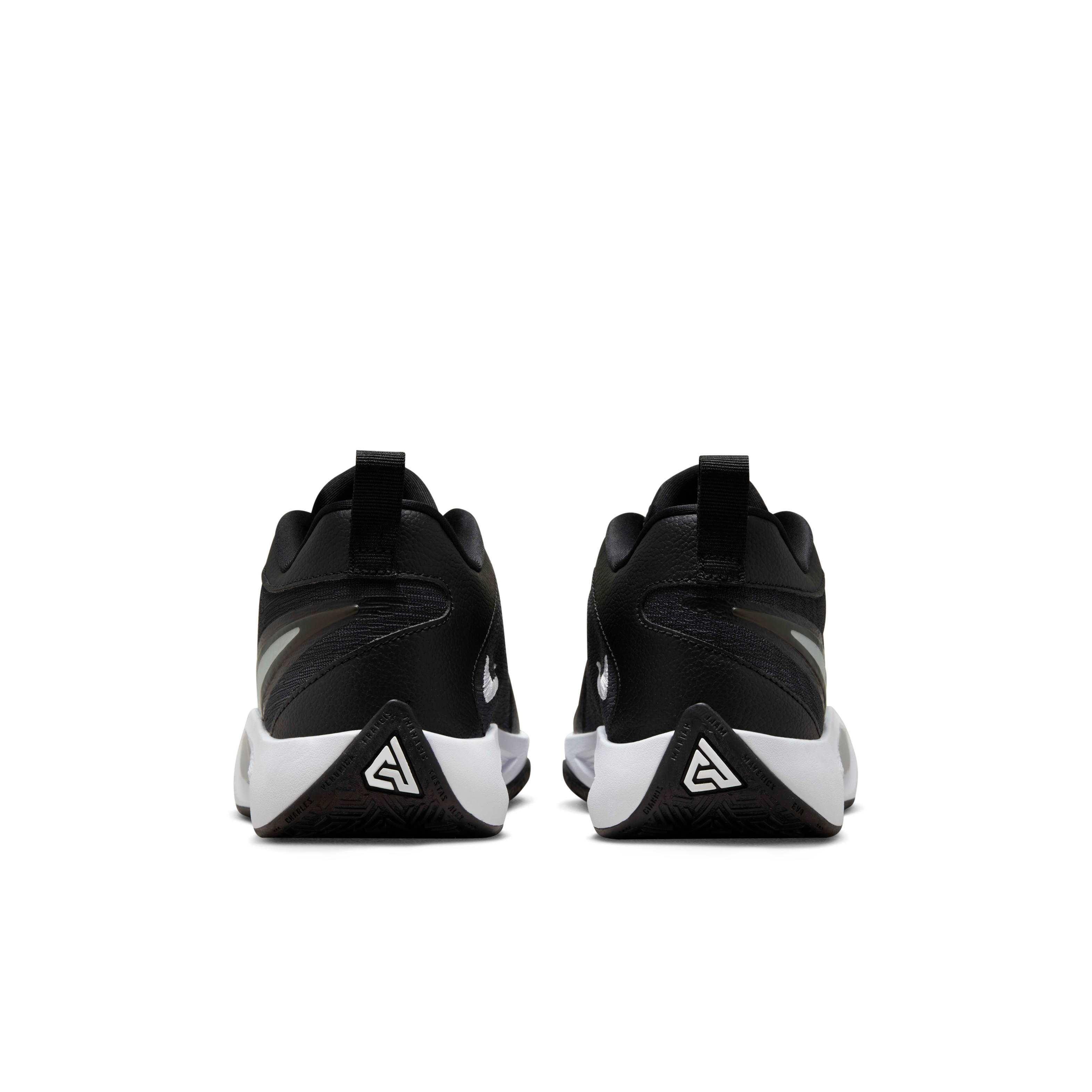 Nike Giannis Freak 6 Grade School Boys' "Black/White/Gunsmoke/Flat Silver" Basketball Shoe