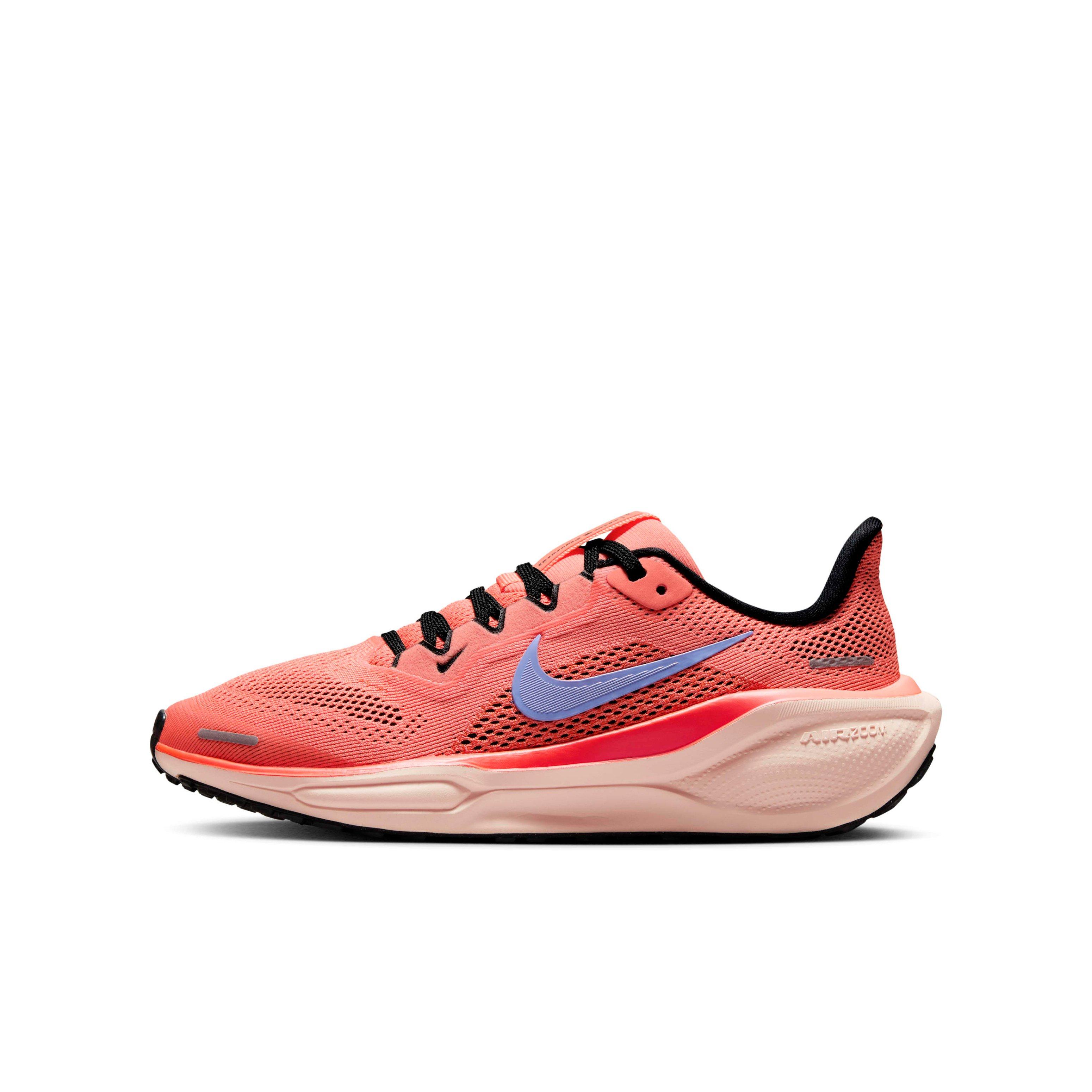 Nike Pegasus 41 Grade School Girls' "Light Wild Mango/Cosmic Clay/Black/Royal Pulse" Running Shoe
