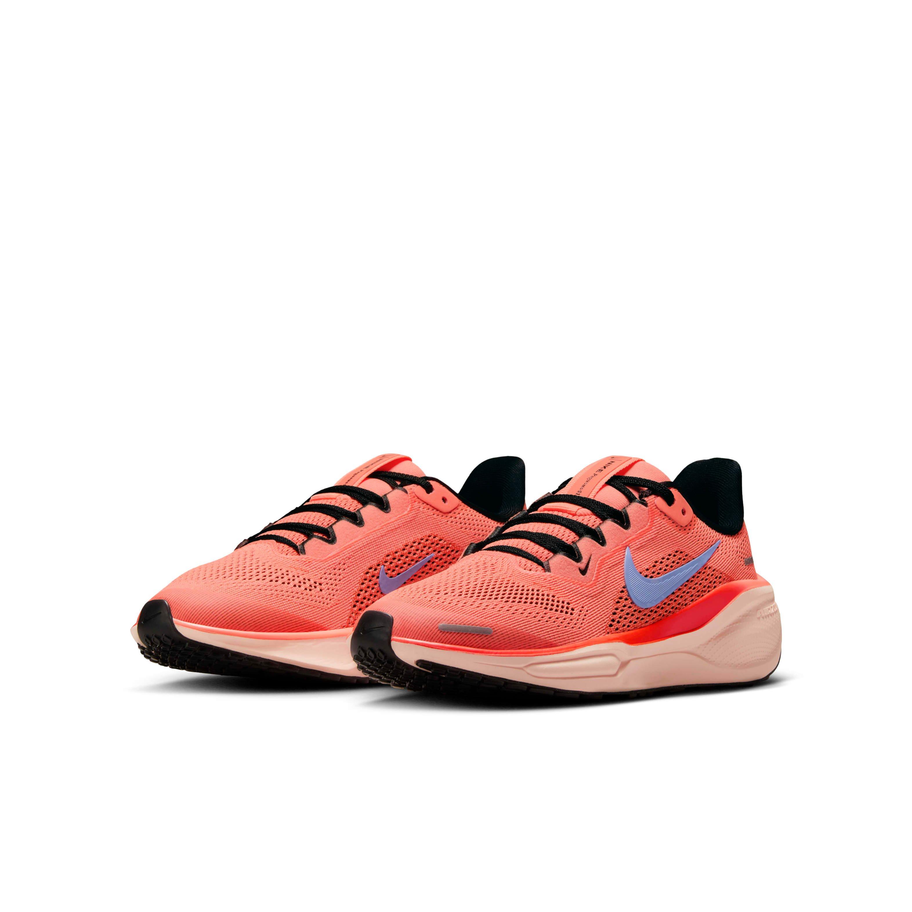 Nike Pegasus 41 Grade School Girls' "Light Wild Mango/Cosmic Clay/Black/Royal Pulse" Running Shoe