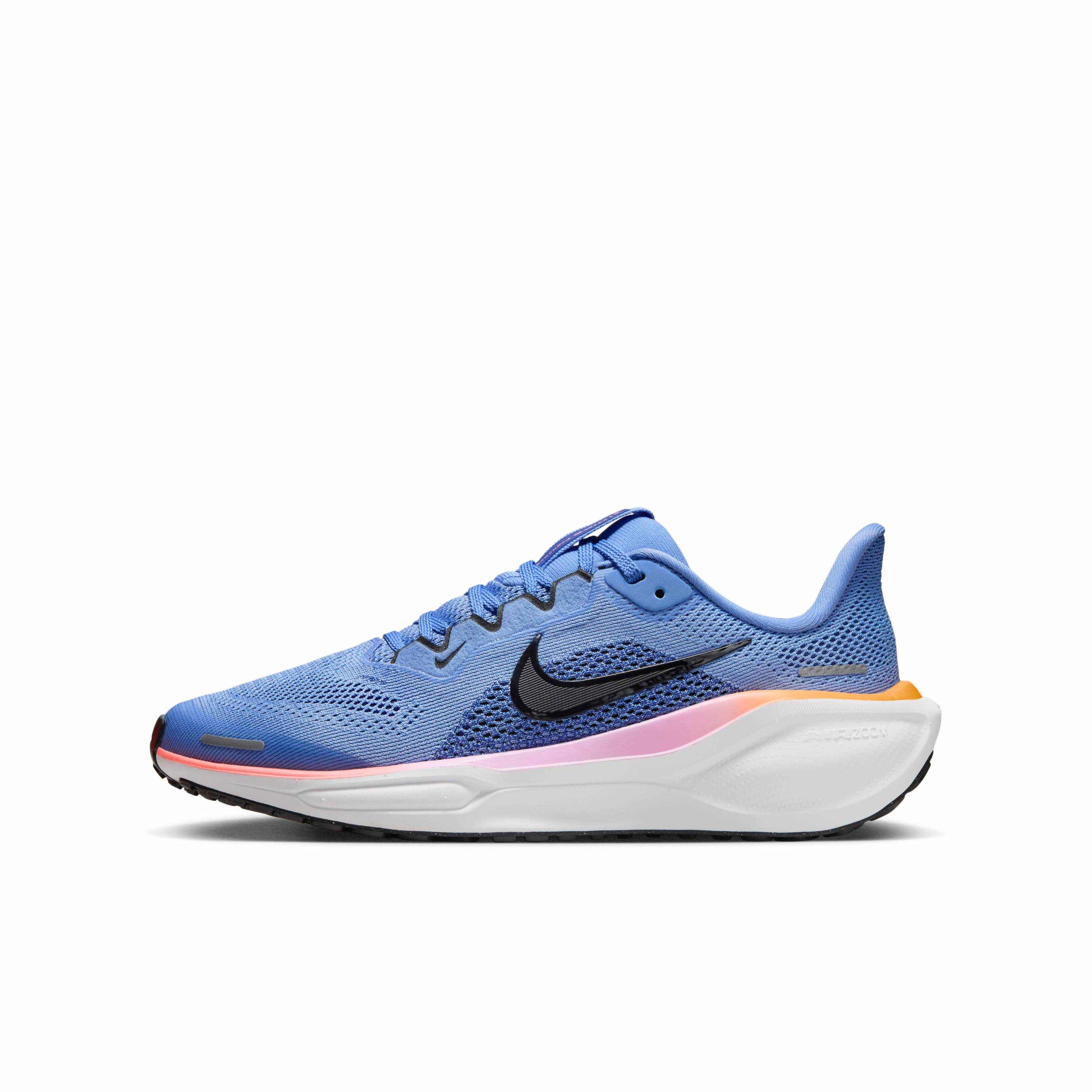 Nike Pegasus 41 Grade School Kids' "Royal Pulse/Astronomy Blue/Laser Orange/Black" Running Shoe