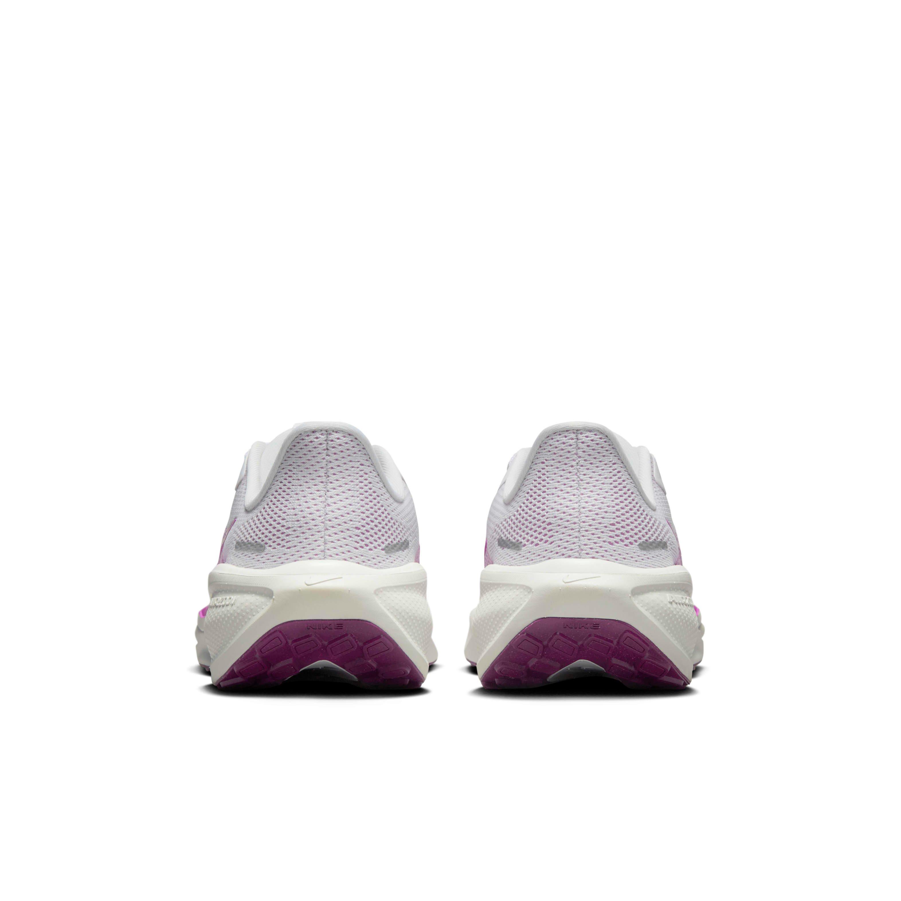 Nike Pegasus 41 Grade School Girls' "White/Black/Beyond Pink/Hyper Violet" Running Shoe