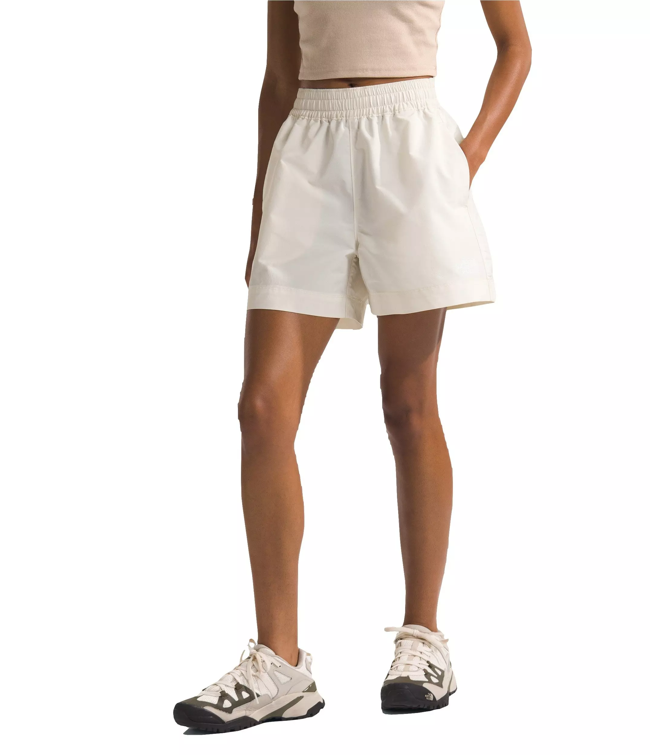 The North Face Women's Easy Wind Shorts - WHITE