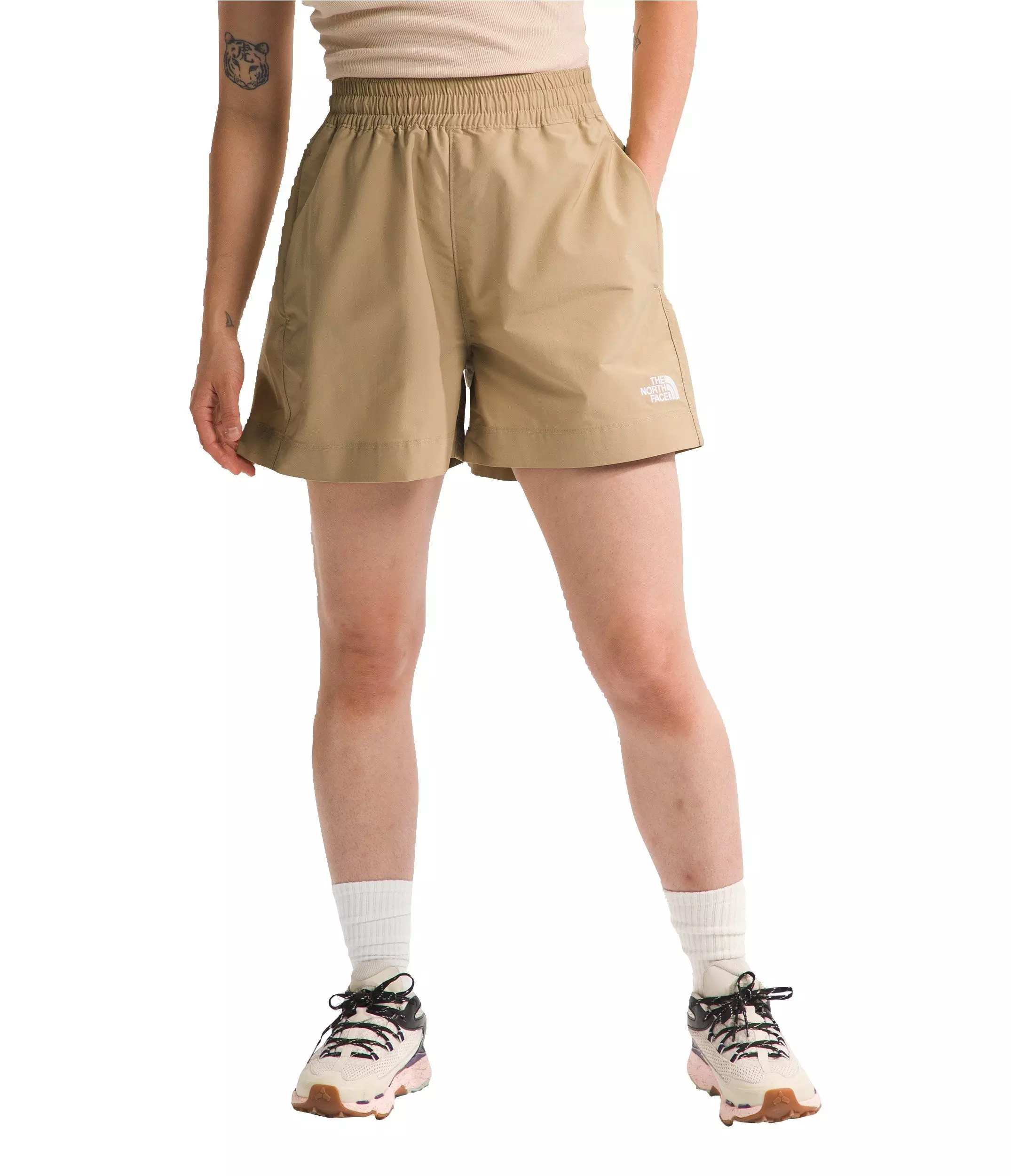 The North Face Women's Easy Wind Shorts - KHAKI