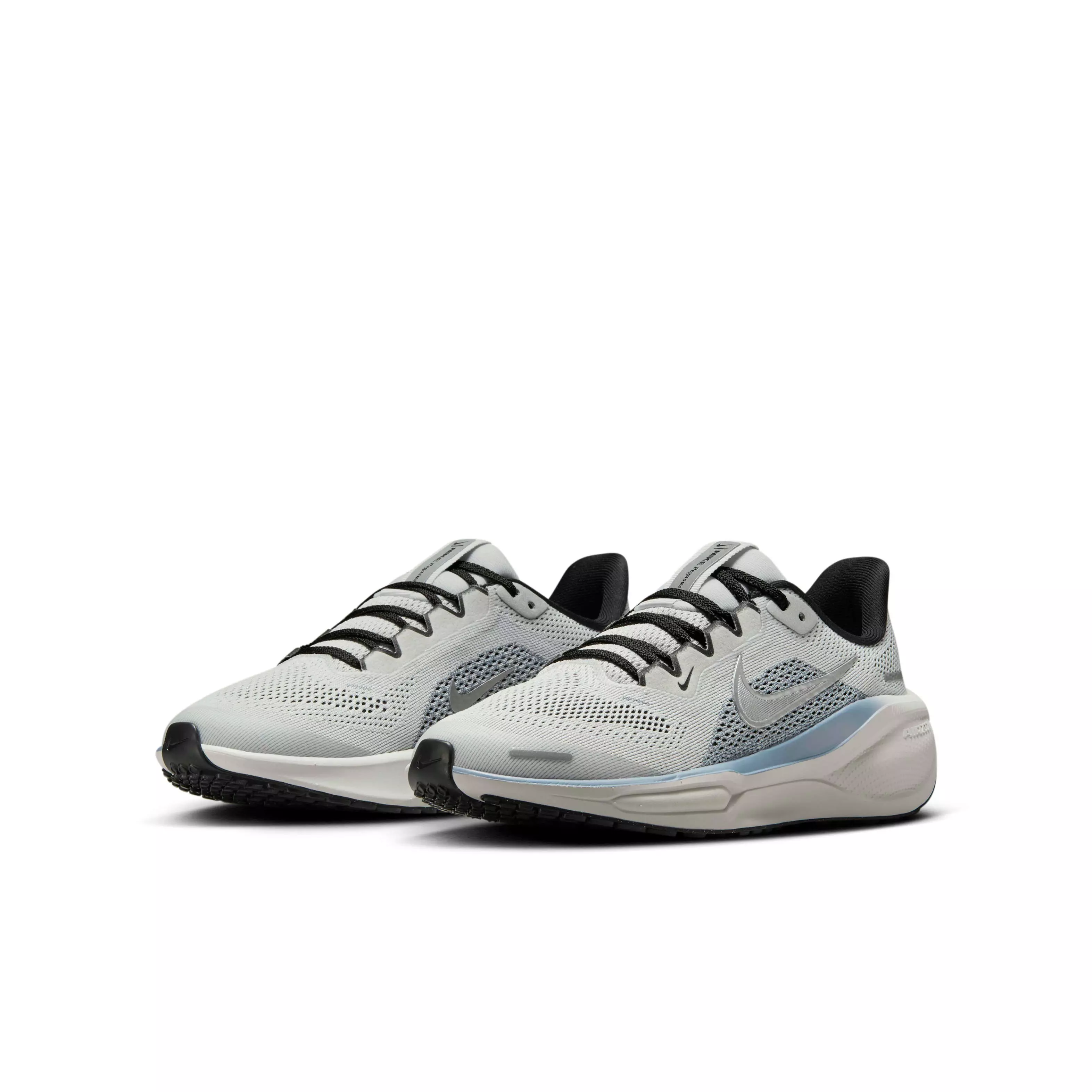 Nike Pegasus 41 "Photon Dust/Ashen Slate/Black/Metallic Silver" Grade School Boys' Running Shoe - DUST/SLATE/BLACK/SILVER