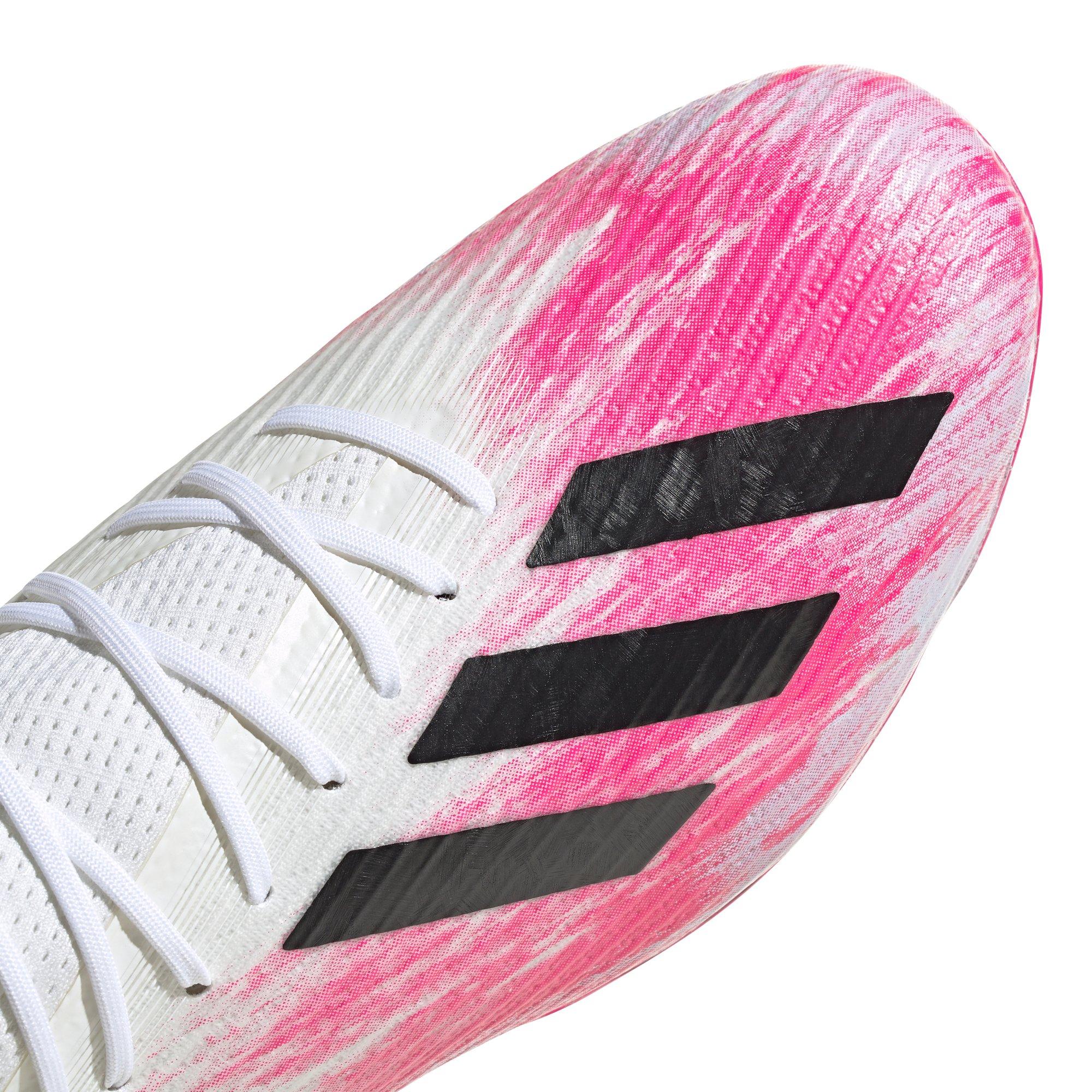 adidas x 19.2 fg white black shock pink