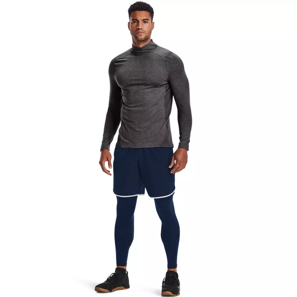 Under Armour Men's ColdGear Fitted Mock-Charcoal - CHARCOAL