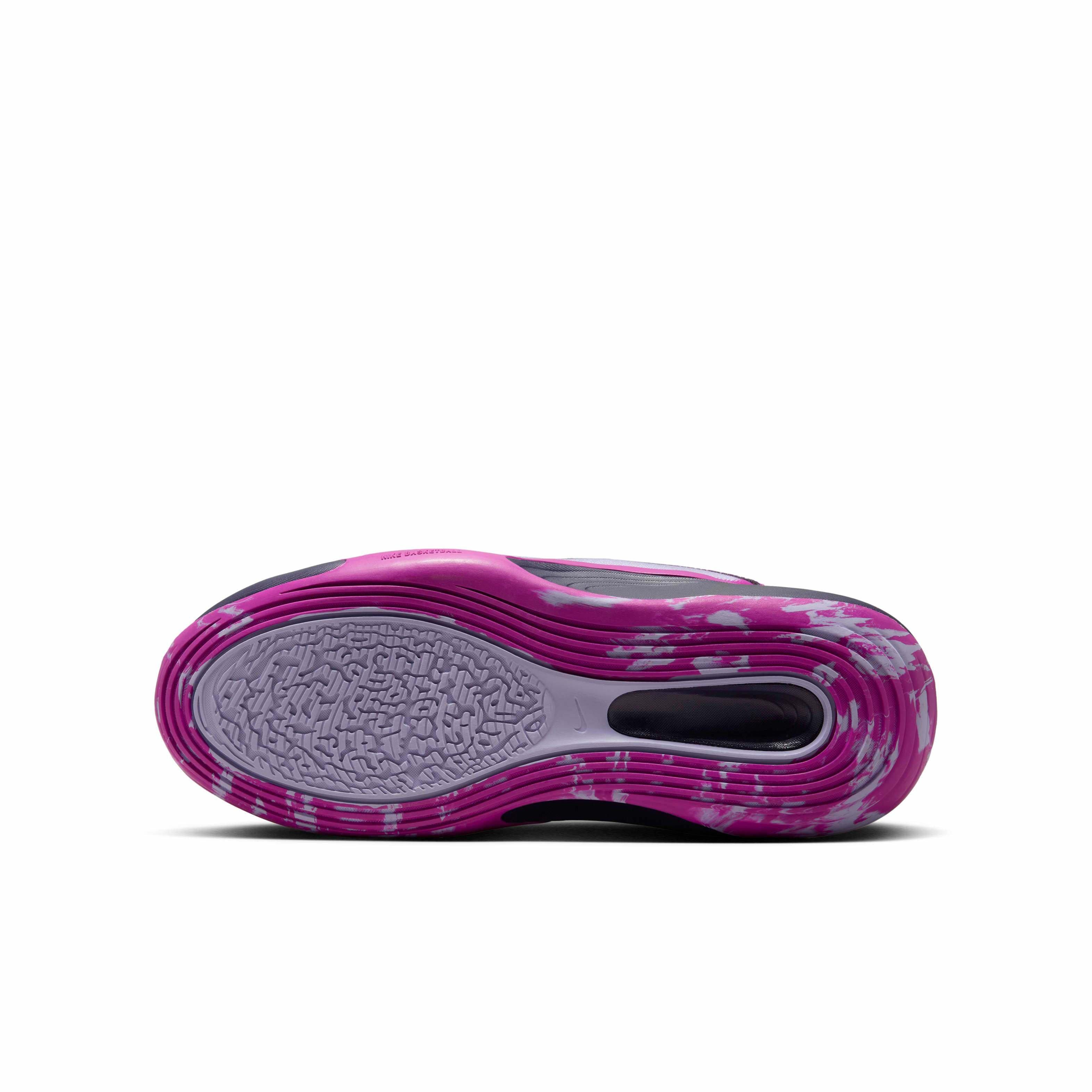 Nike IsoFly Grade School Girls' "Dark Raisin/Hot Fuchsia/Hydrangeas" Basketball Shoe