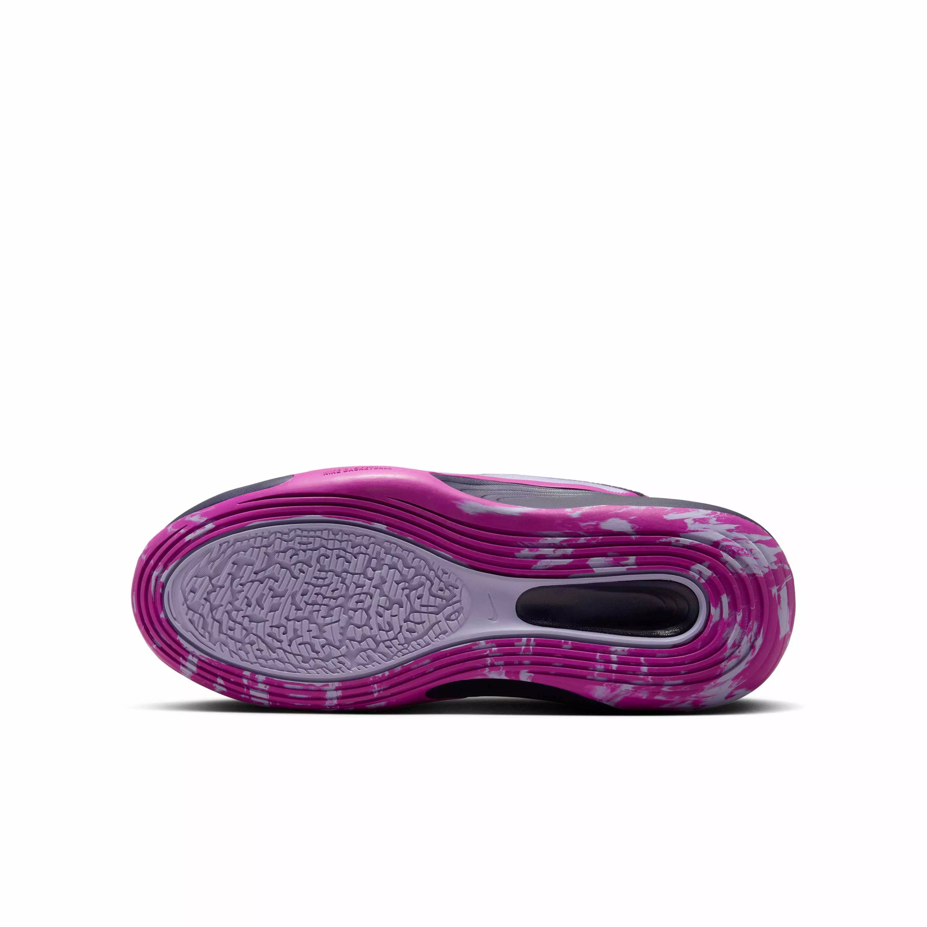 Nike IsoFly "Dark Raisin/Hot Fuchsia/Hydrangeas" Grade School Girls' Basketball Shoe - DK RAISIN/FUCHSIA/HYDRANGEAS