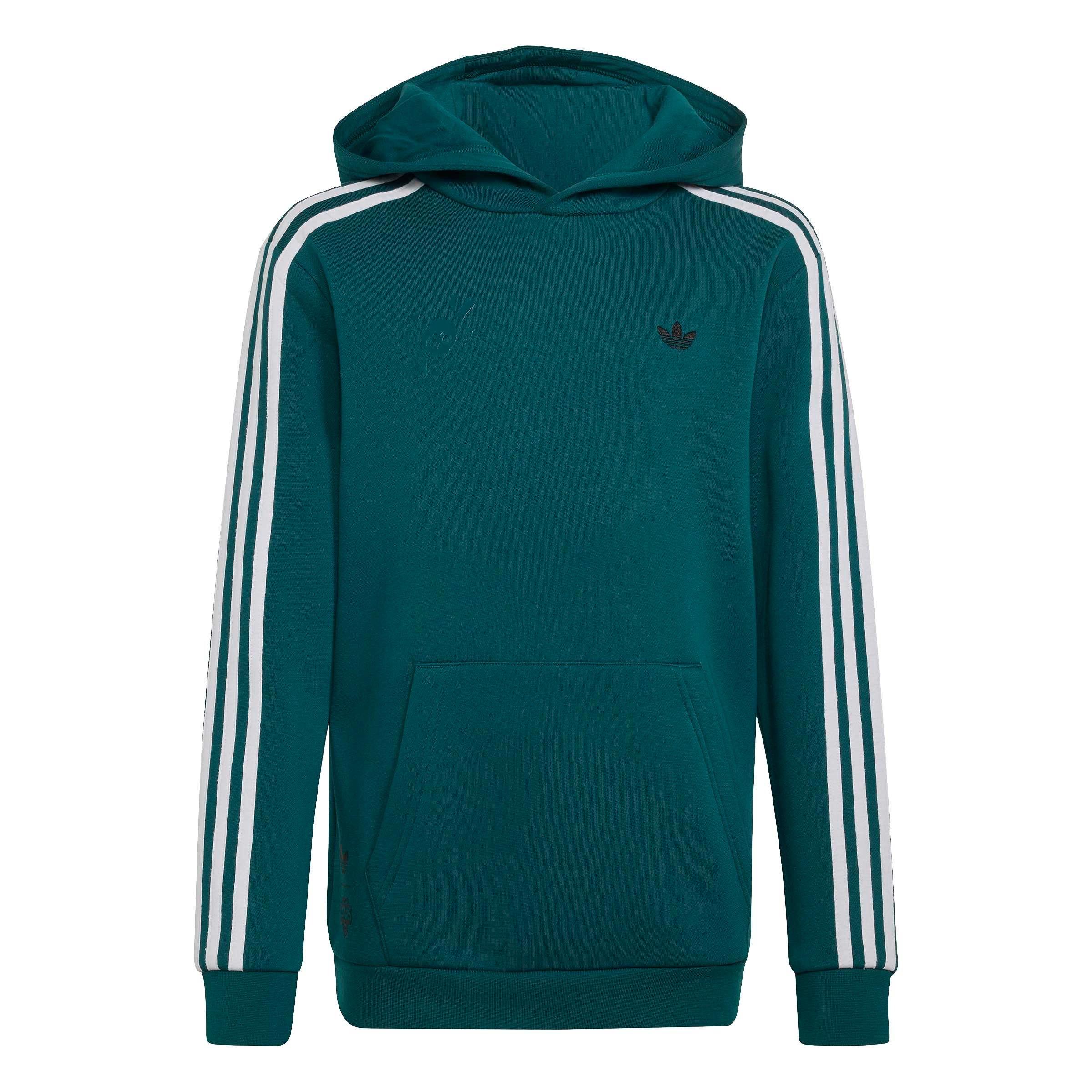 adidas Originals Big Kids' Graphic Loose Hoodie - Green - GREEN