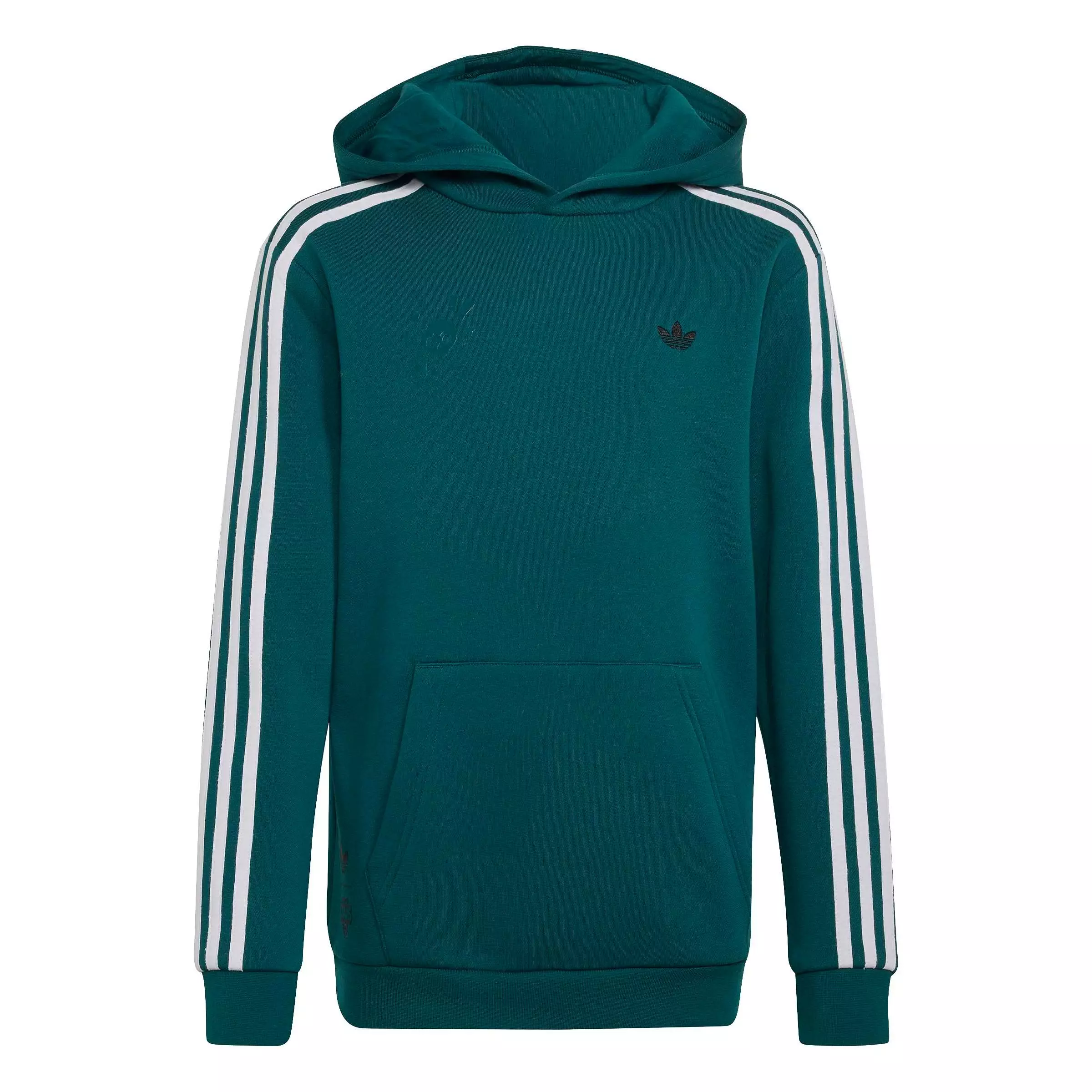 adidas Originals Big Kids' Graphic Loose Hoodie - Green - GREEN