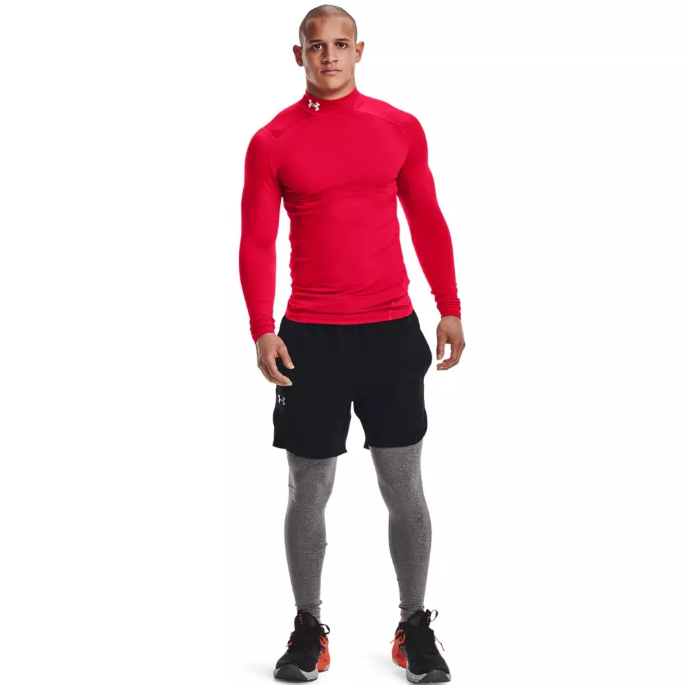 Under Armour Men's ColdGear Leggings-Grey - GREY