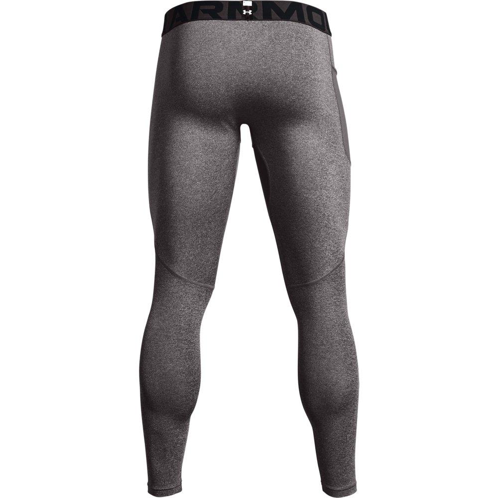 Under Armour Men's ColdGear Leggings-Grey - GREY Thumbnail View 6