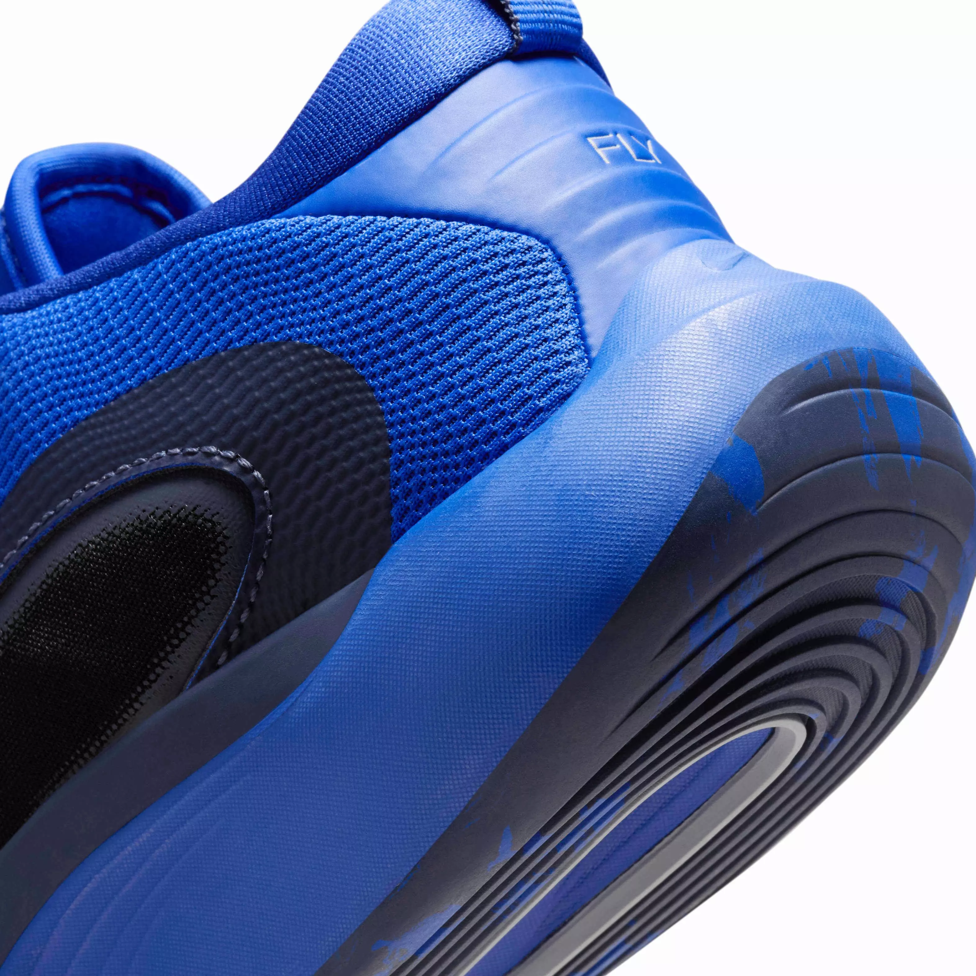 Nike IsoFly "Game Royal/Thunder Blue/Black/Wolf Grey" Grade School Boys' Basketball Shoe - ROYAL/BLUE/BLACK/GREY