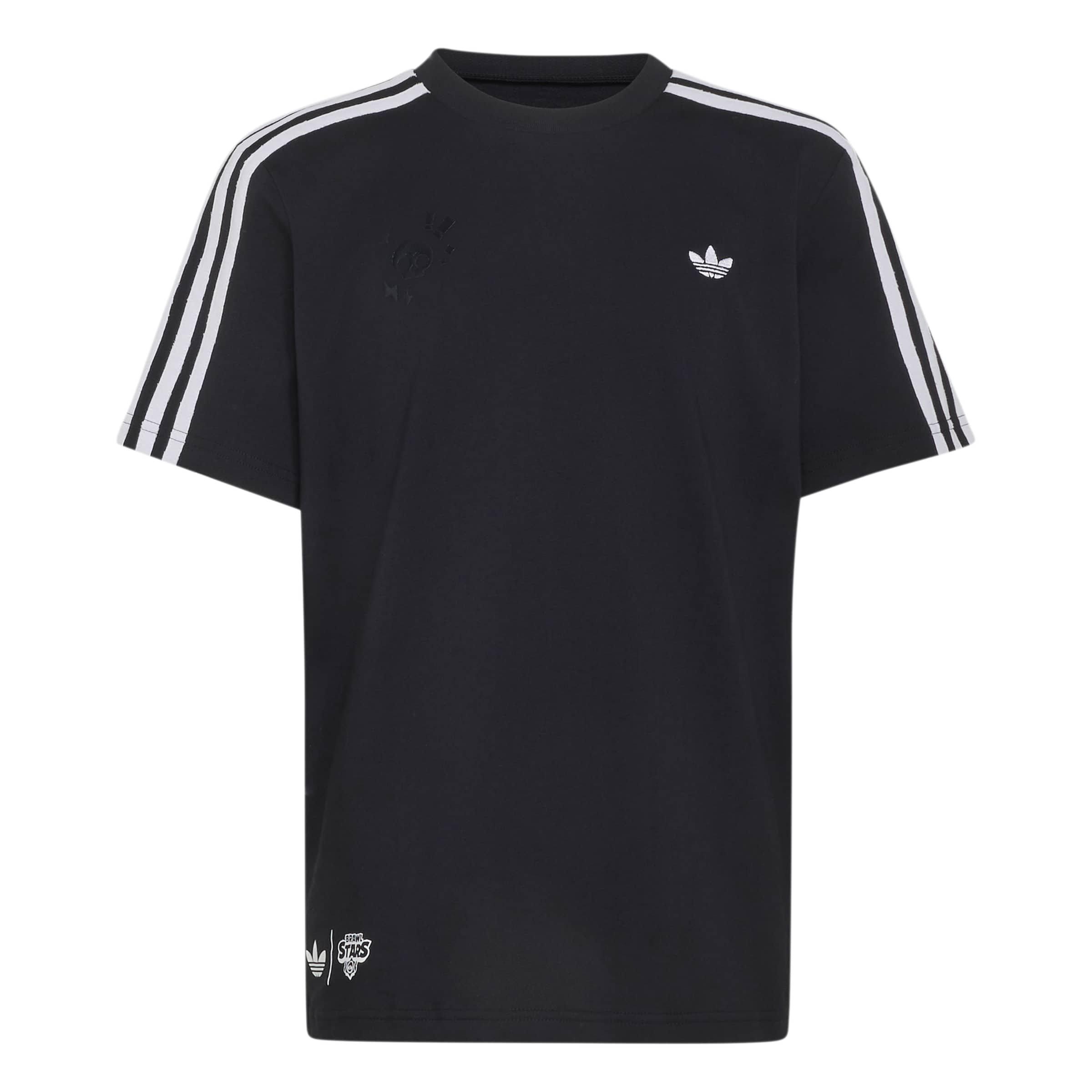 adidas Originals Big Boys' Graphic Loose Tee Shirt - Black - BLACK