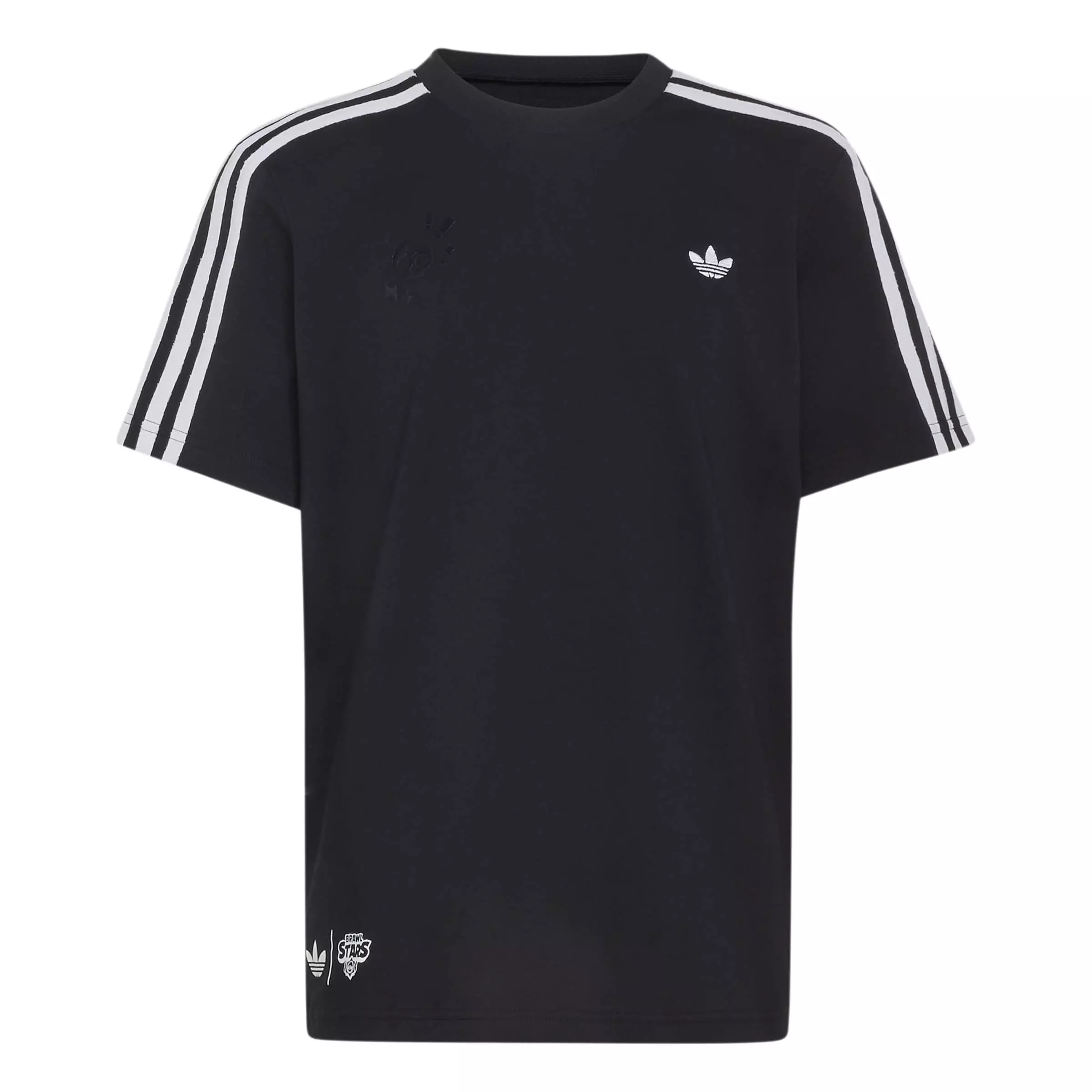 adidas Originals Big Boys' Graphic Loose Tee Shirt - Black - BLACK